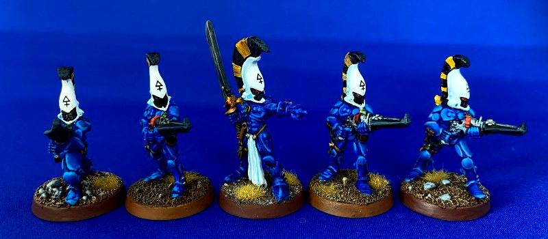 Alaitoc, Asuryani, Craftworld, Craftworlder, Dire Avengers, Doom, Eldar, Exarch, Jes Goodwin, Oldhammer, Painted, Rogue Trader Eldar, Third Edition