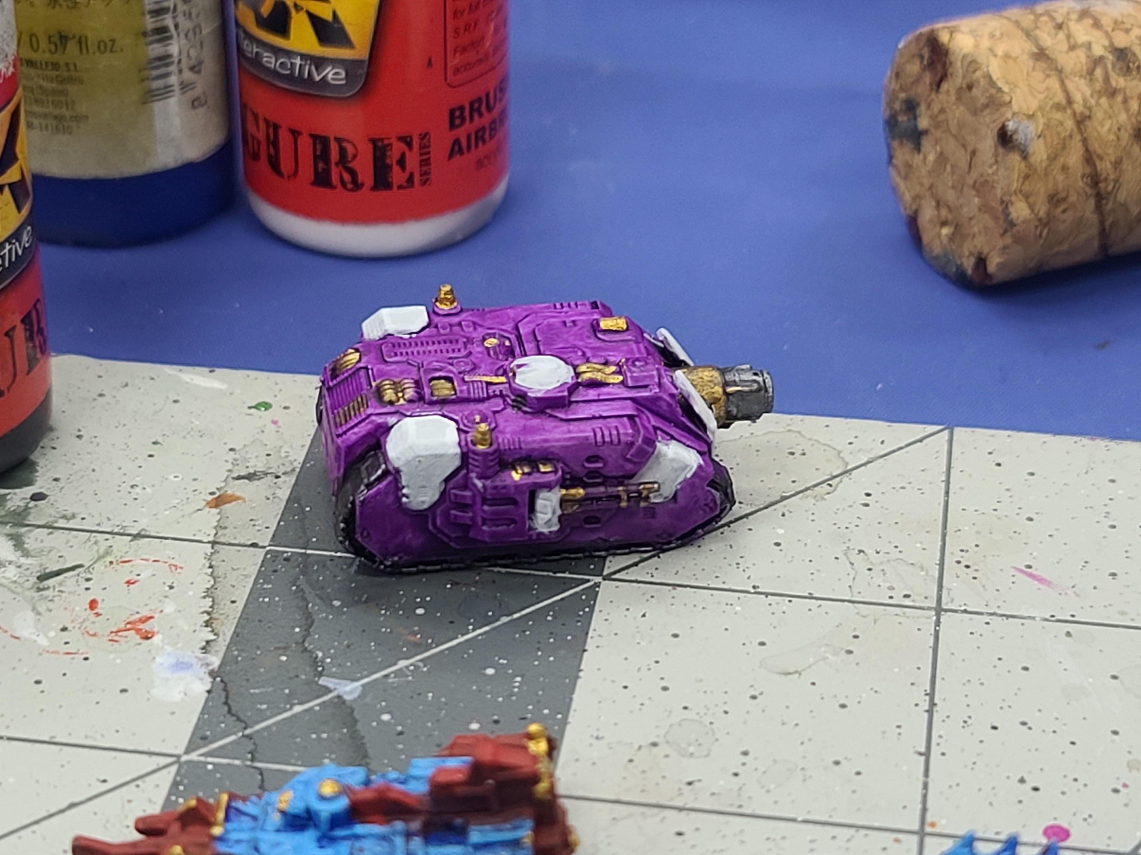 8mm, Emperor's Children, Legions Imperialis, Space Marines, Vindicator