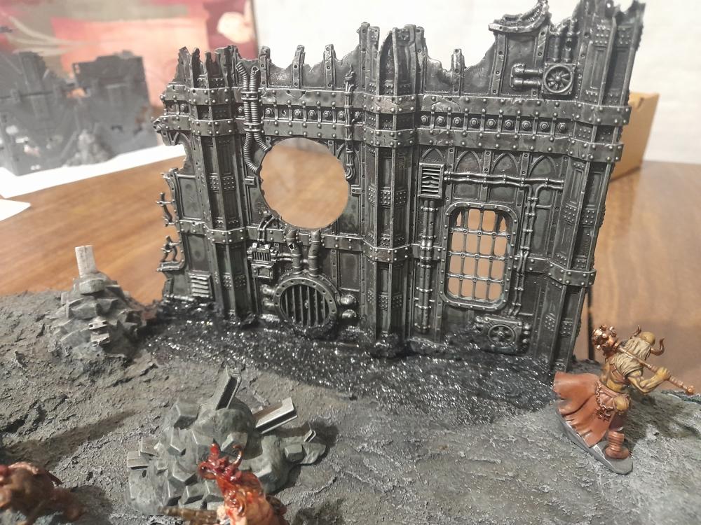 Ambush, Attelus Kaltos, Badass, Battle, Chaos, Chaos Cultists, Cultists, Diorama, Inquisition, Miniatures, Minis, Models, Original Characters, Power Sword, Secret War, The, Warhammer 40,000, Warhammer Fantasy