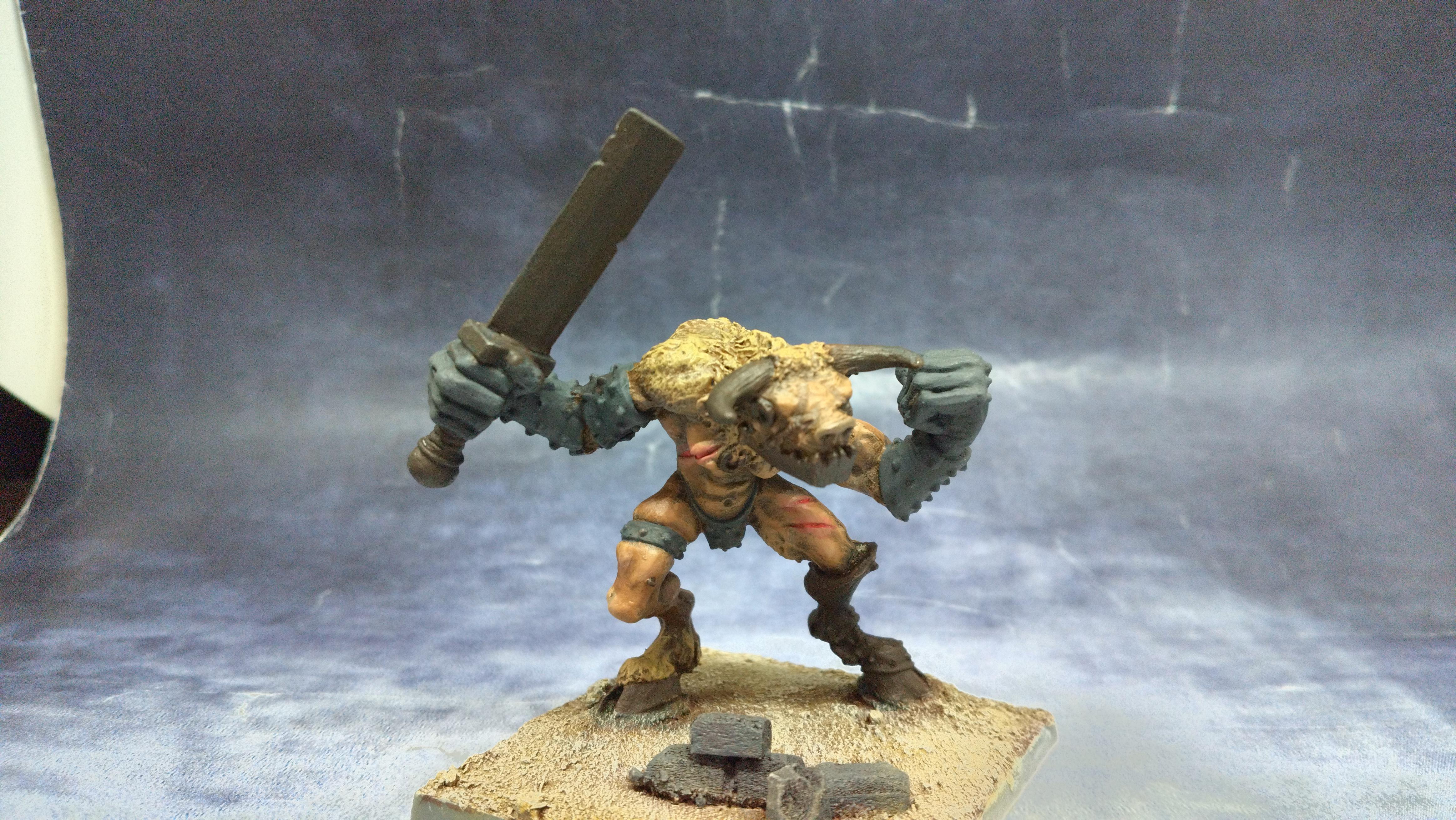 Chaos, Citadel, Minotaur, November 2023, Oldhammer, Warhammer Fantasy, Work In Progress