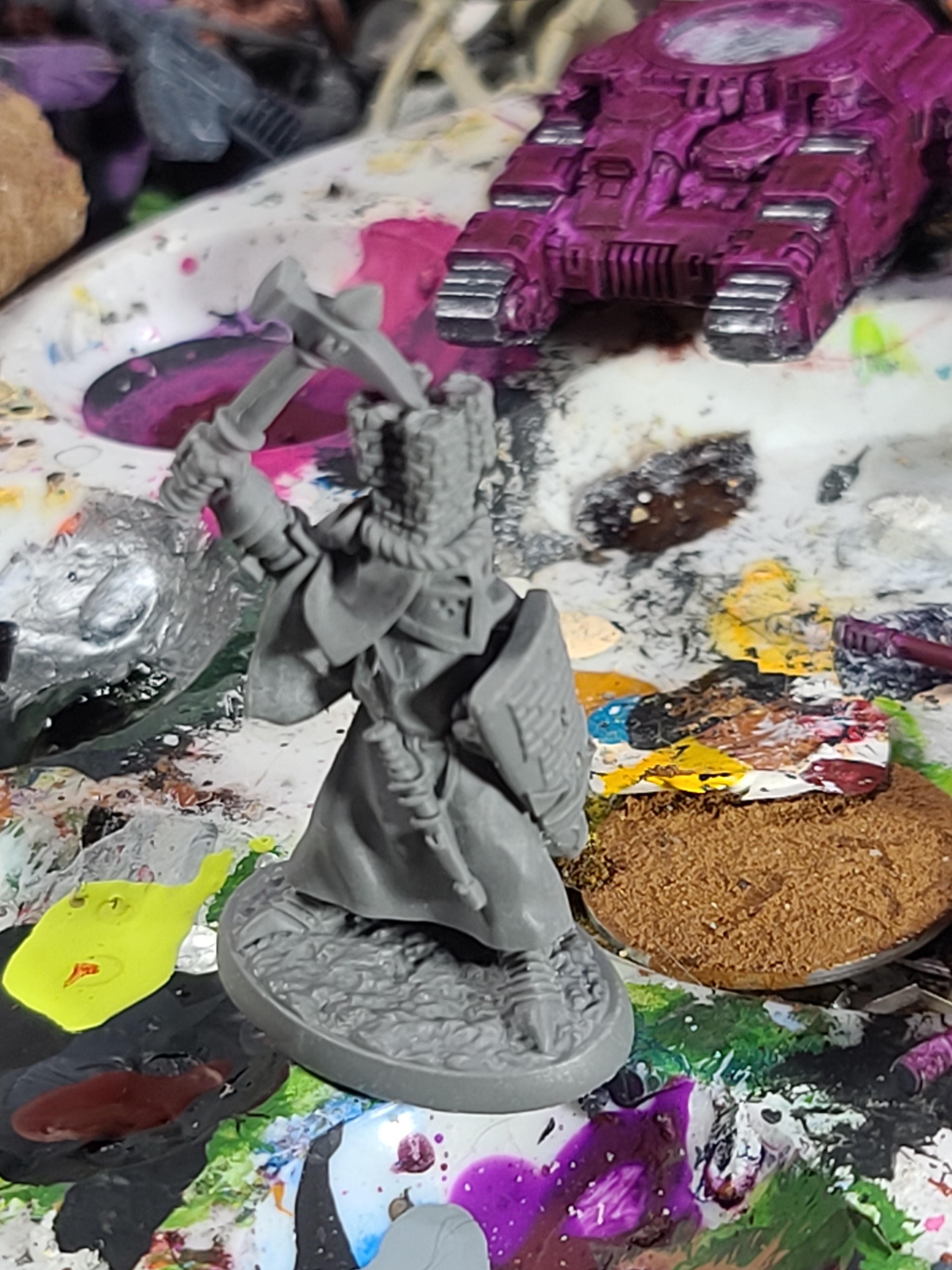 28mm, Dungeons And Dragons, Knights, Reaper Miniatures, Rpg, Sir Roland The Grey