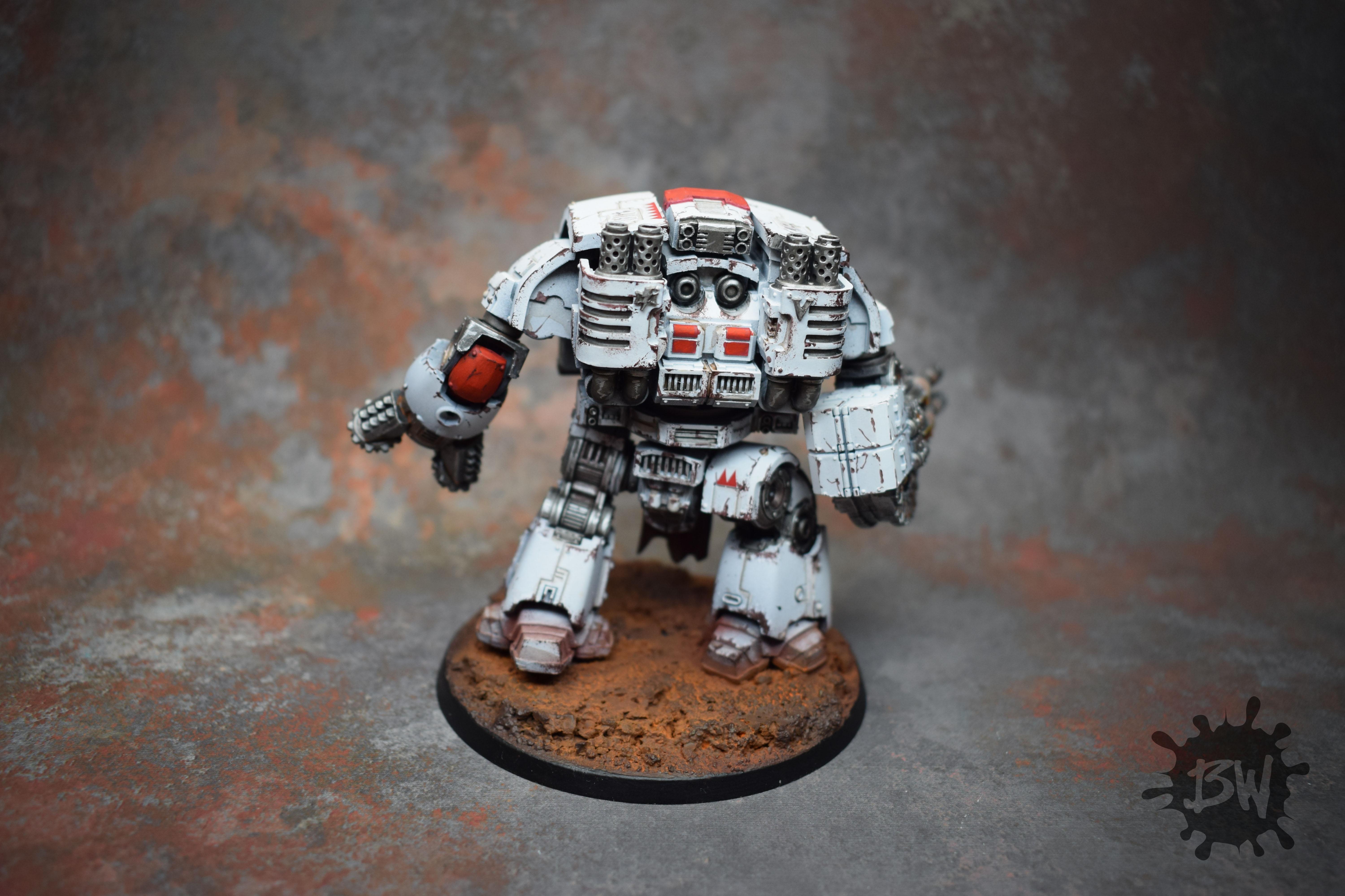 30k, Games Workshop, Warhammer 40,000, White Scars Leviathan Siege Dreadnought