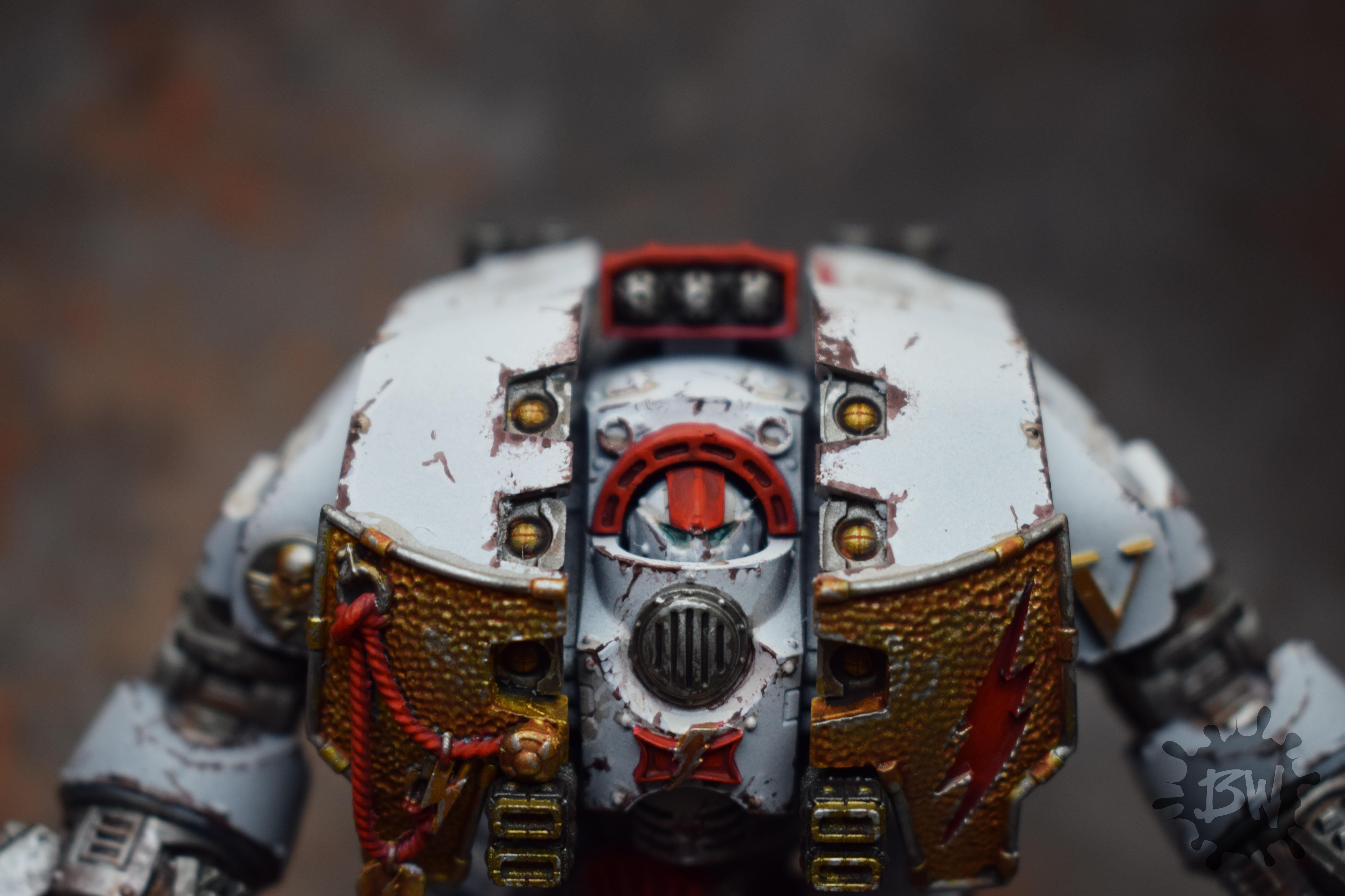 30k, Games Workshop, Warhammer 40,000, White Scars Leviathan Siege Dreadnought