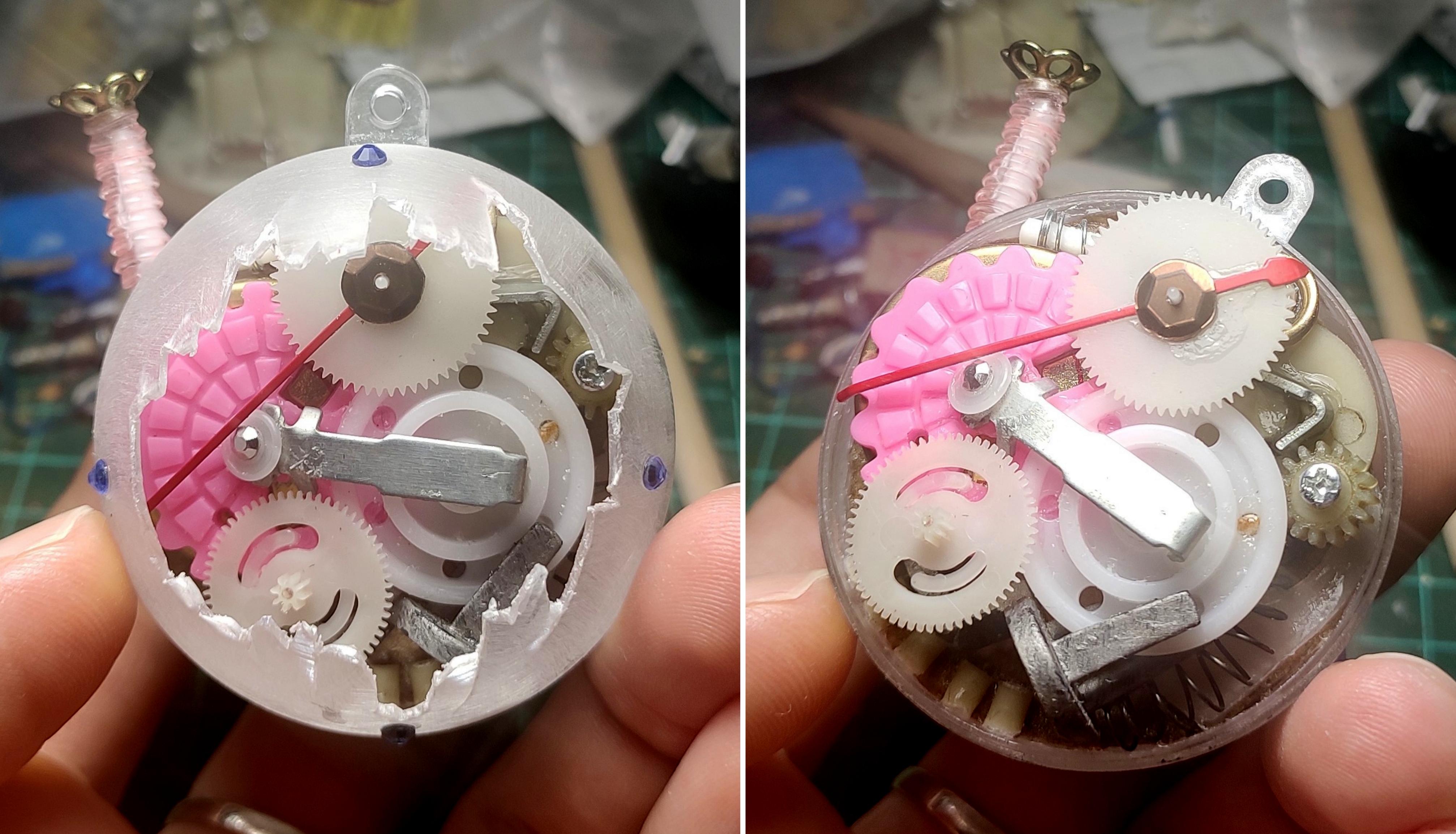 Beads, Christmas Decoration, Christmas Ornaments, Clockwork, Collage, Do-it-yourself, Gears, Gift, New Year, Scratch Build, Steampunk, Work In Progress