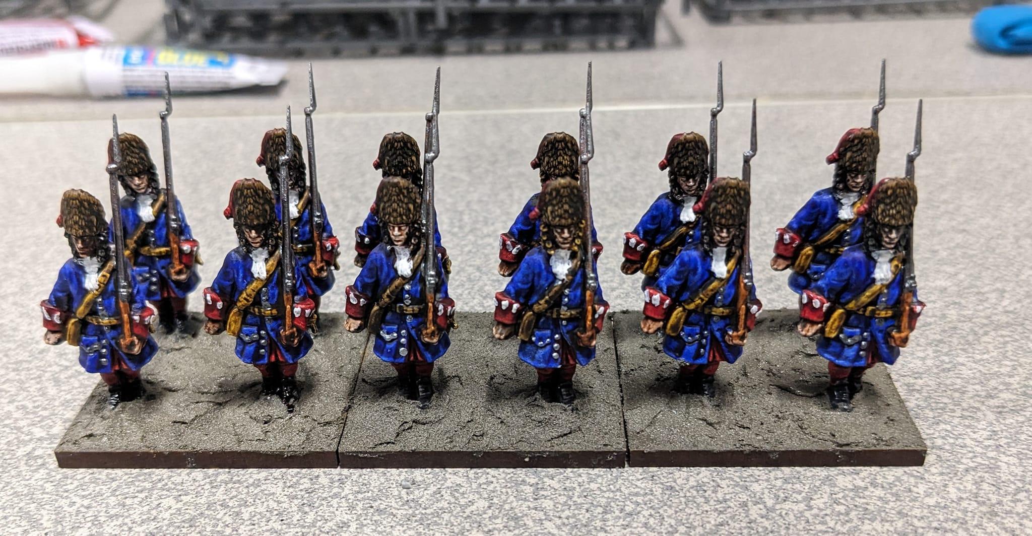 Grenadiers, Infantry