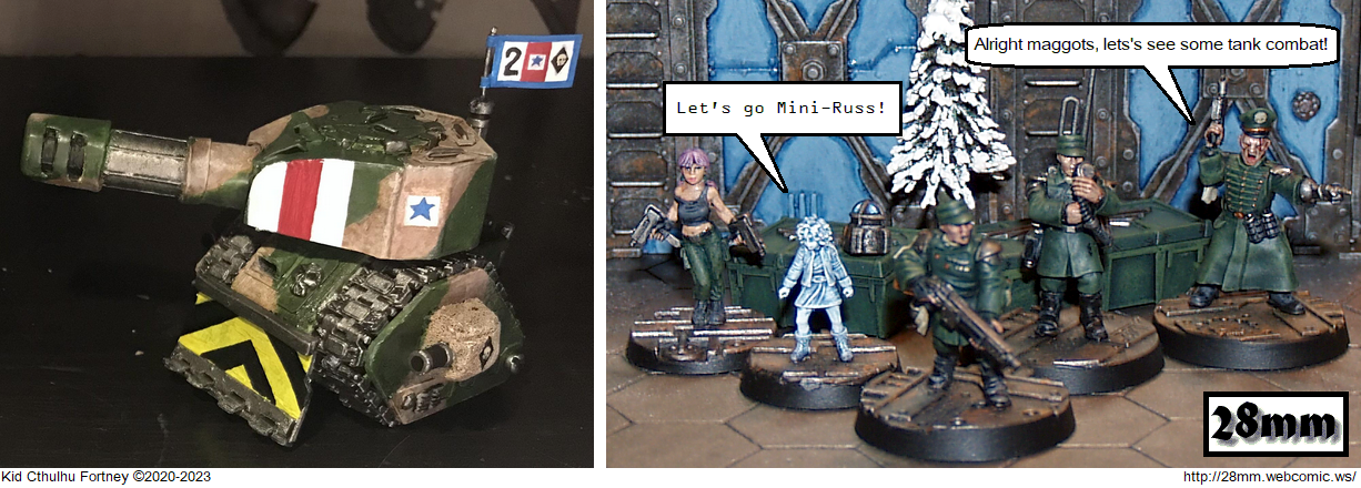 28mm Webcomic, Games Workshop, Hasslefree, Mad Robot, Thecrowe