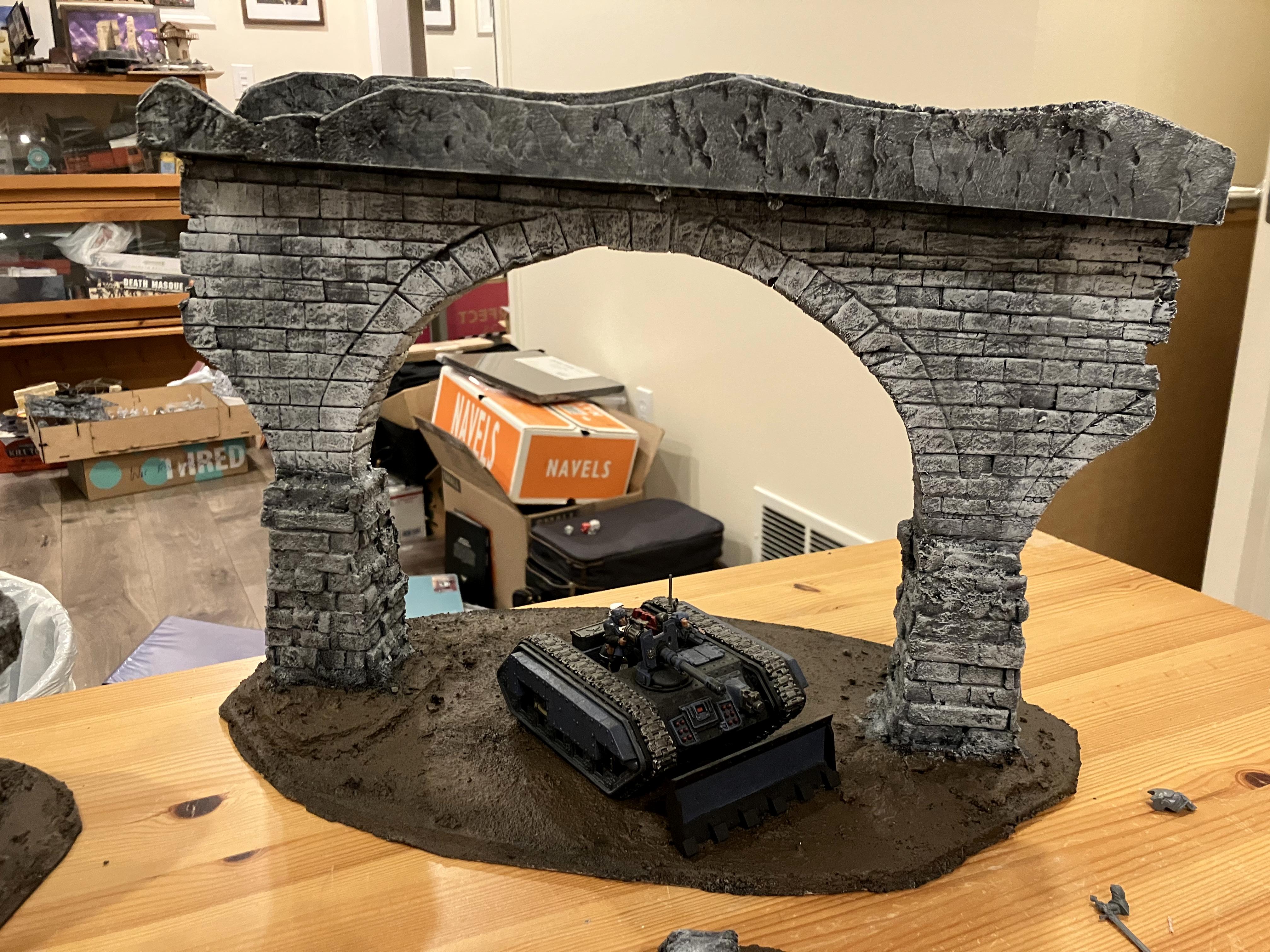 Do-it-yourself, Forest, Jungle, Ruins, Scratcbuilt, Terrain, Train, Trees, Warhammer 40k Scenery