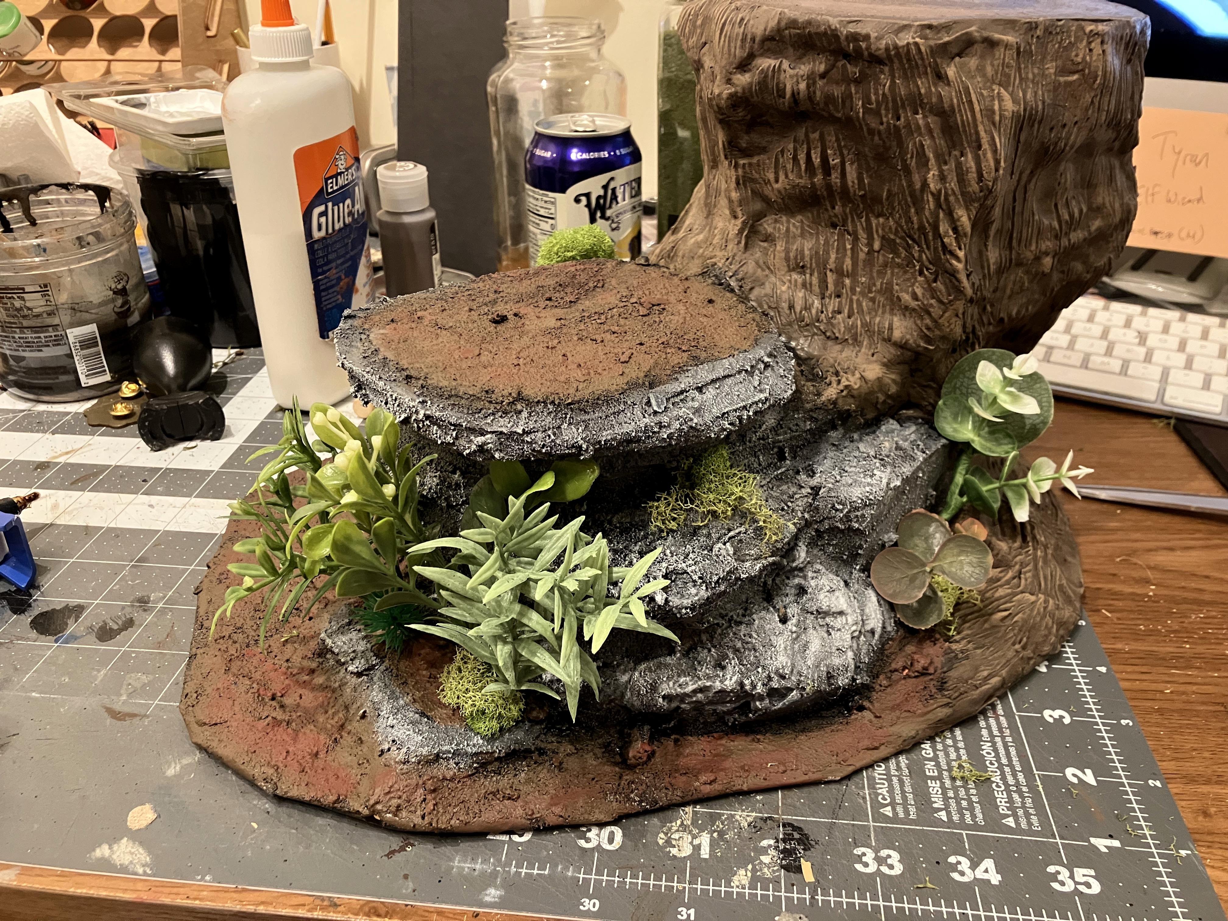 Do-it-yourself, Forest, Jungle, Ruins, Scratcbuilt, Terrain, Train, Trees, Warhammer 40k Scenery