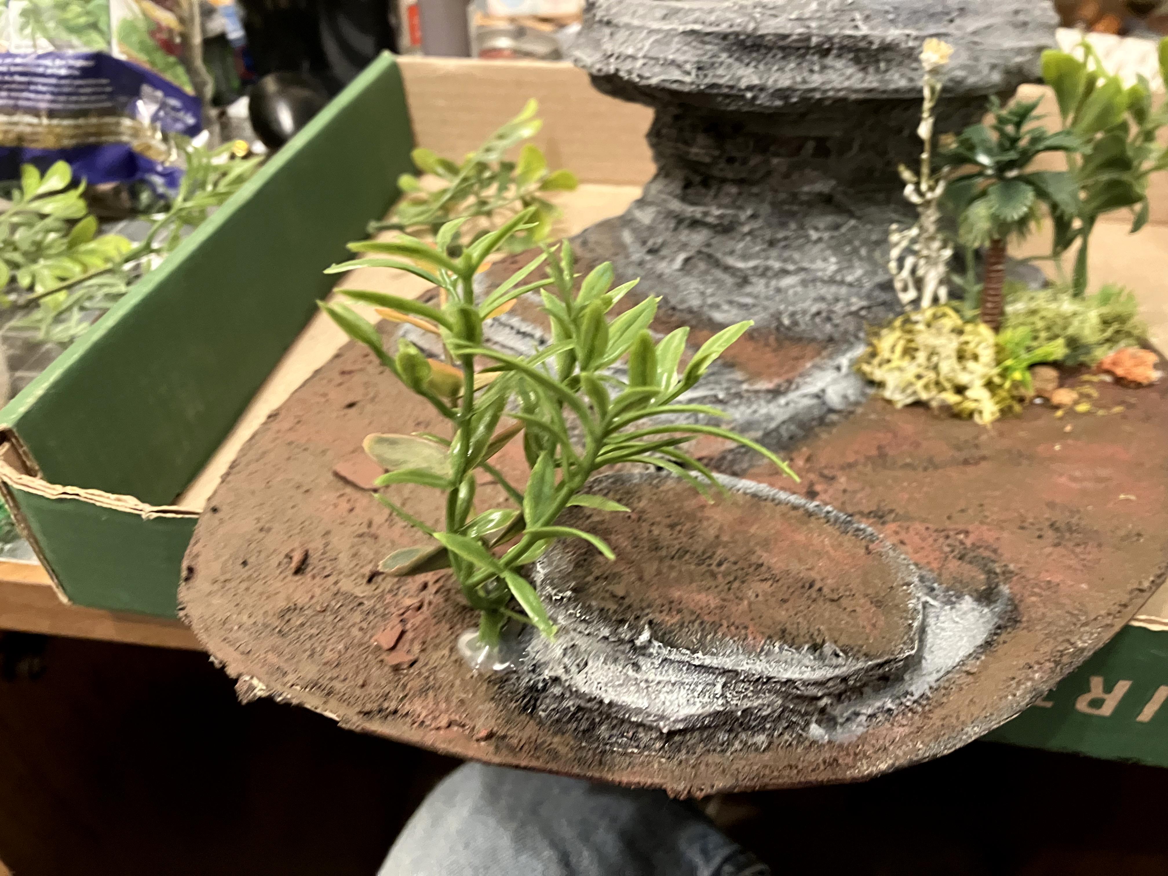 Do-it-yourself, Forest, Jungle, Ruins, Scratcbuilt, Terrain, Train, Trees, Warhammer 40k Scenery