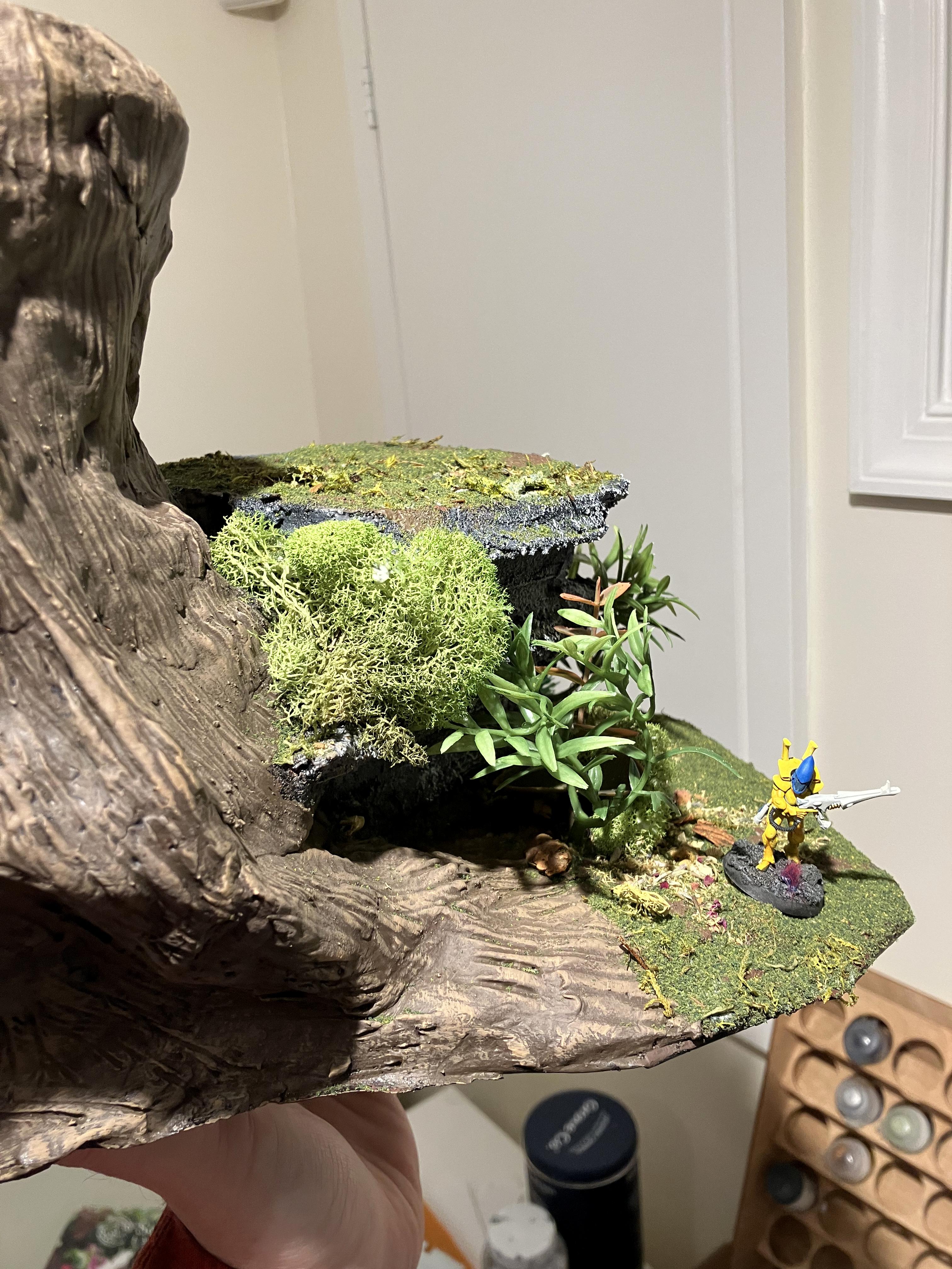 Do-it-yourself, Forest, Jungle, Ruins, Scratcbuilt, Terrain, Train, Trees, Warhammer 40k Scenery