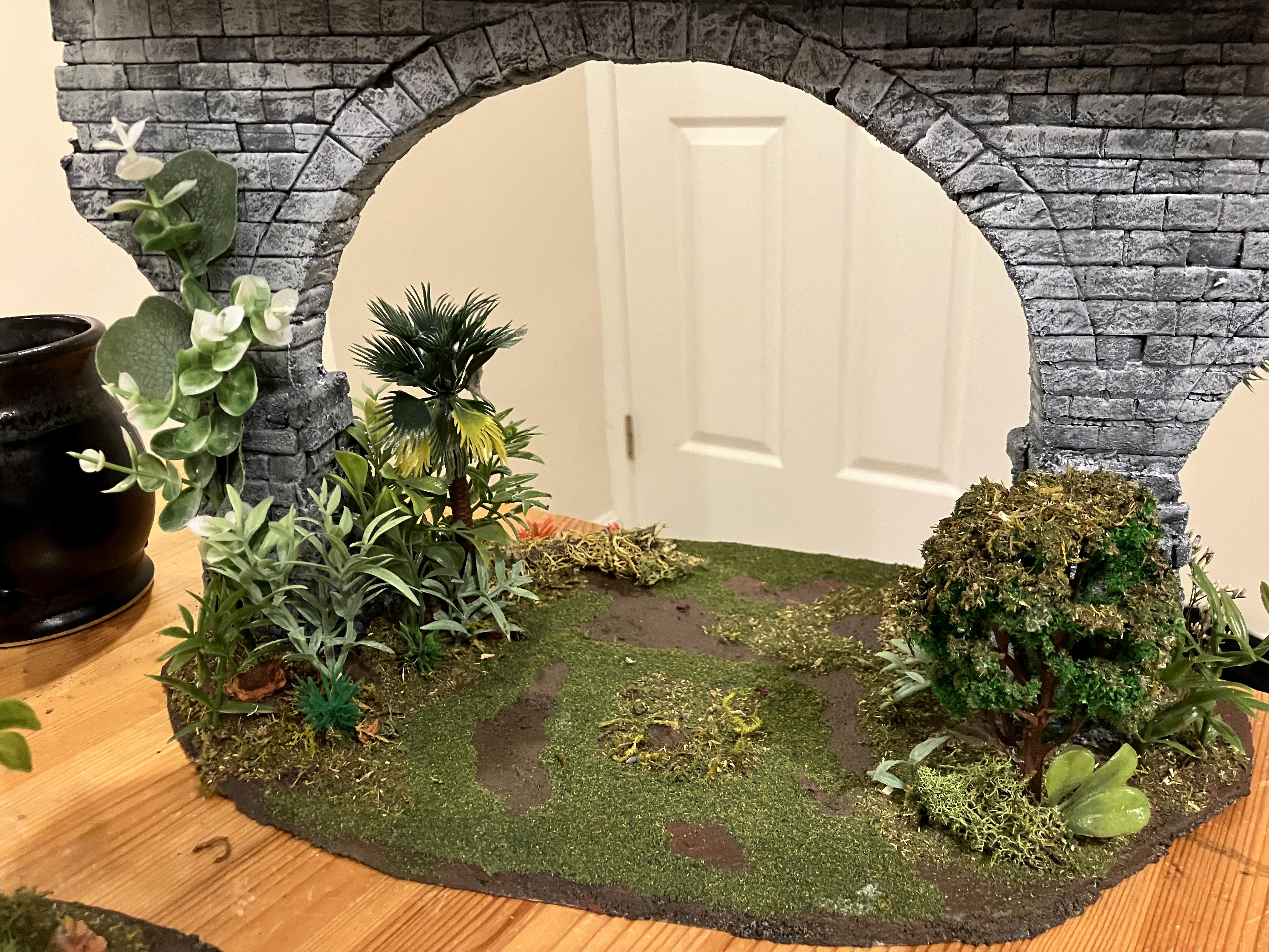 Do-it-yourself, Forest, Jungle, Ruins, Scratcbuilt, Terrain, Train, Trees, Warhammer 40k Scenery
