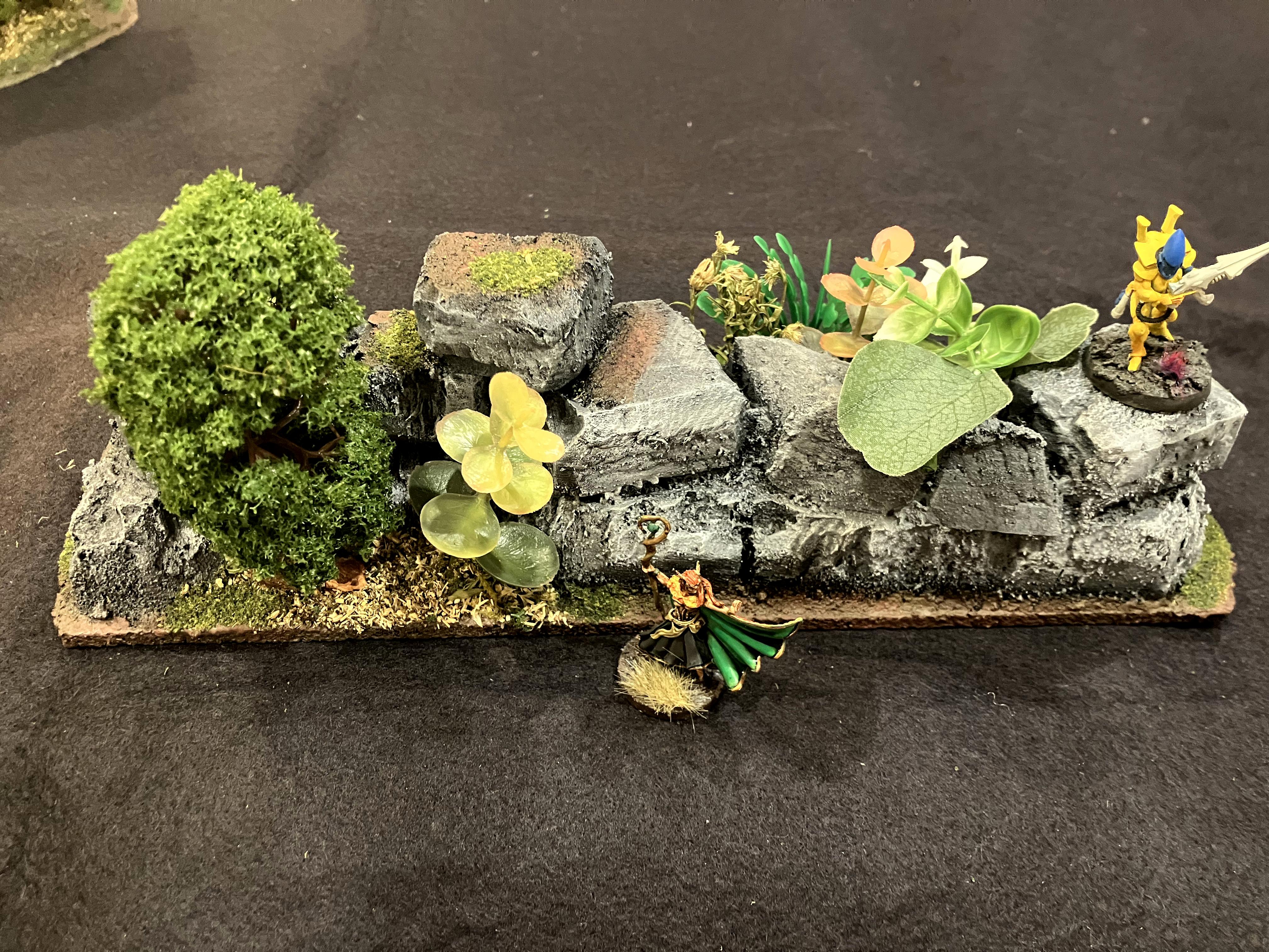 Do-it-yourself, Forest, Jungle, Ruins, Scratcbuilt, Terrain, Train, Trees, Warhammer 40k Scenery