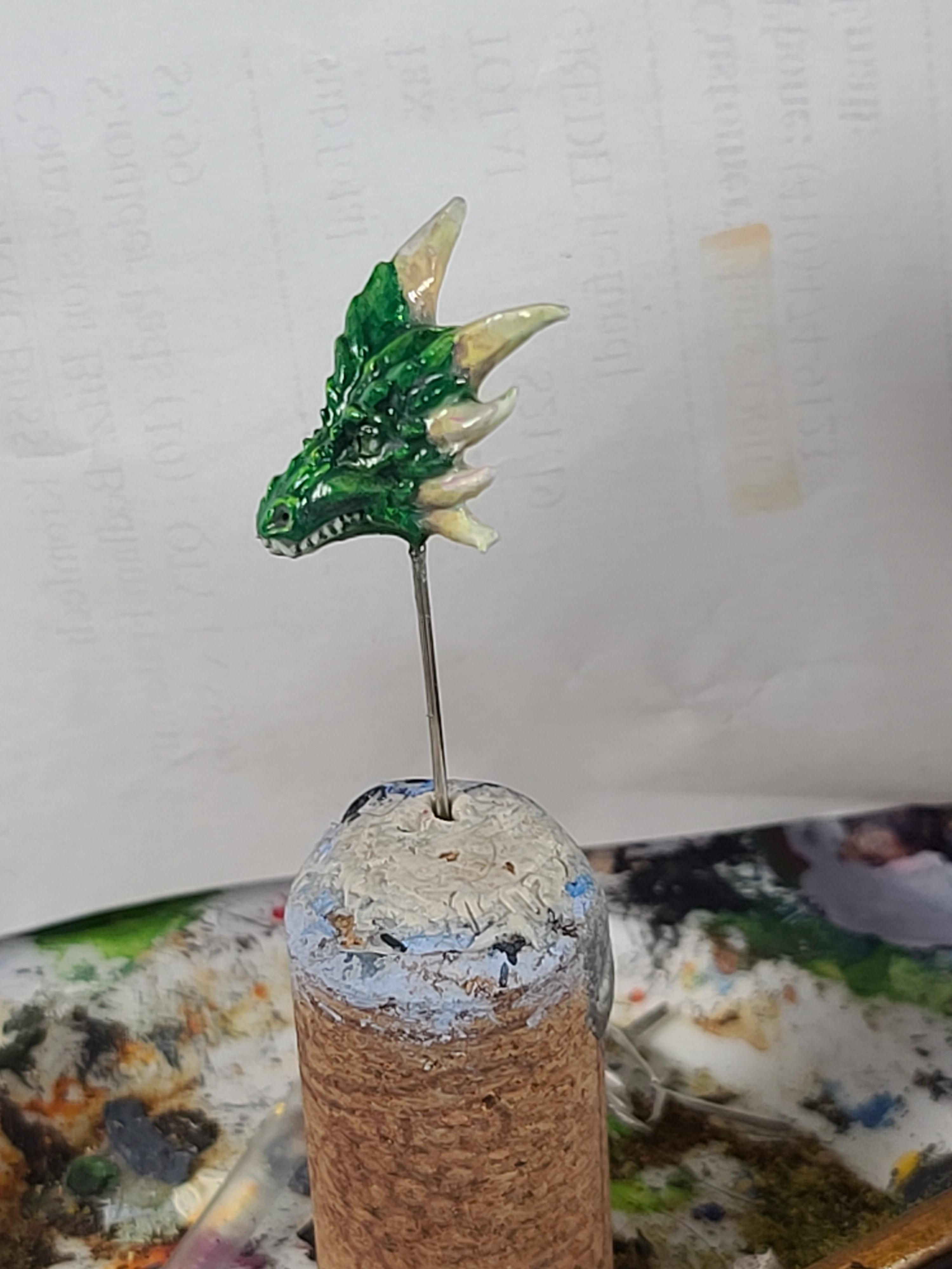 Bust, Dragon, Fails, Pin Tool, Reaper, Varnish