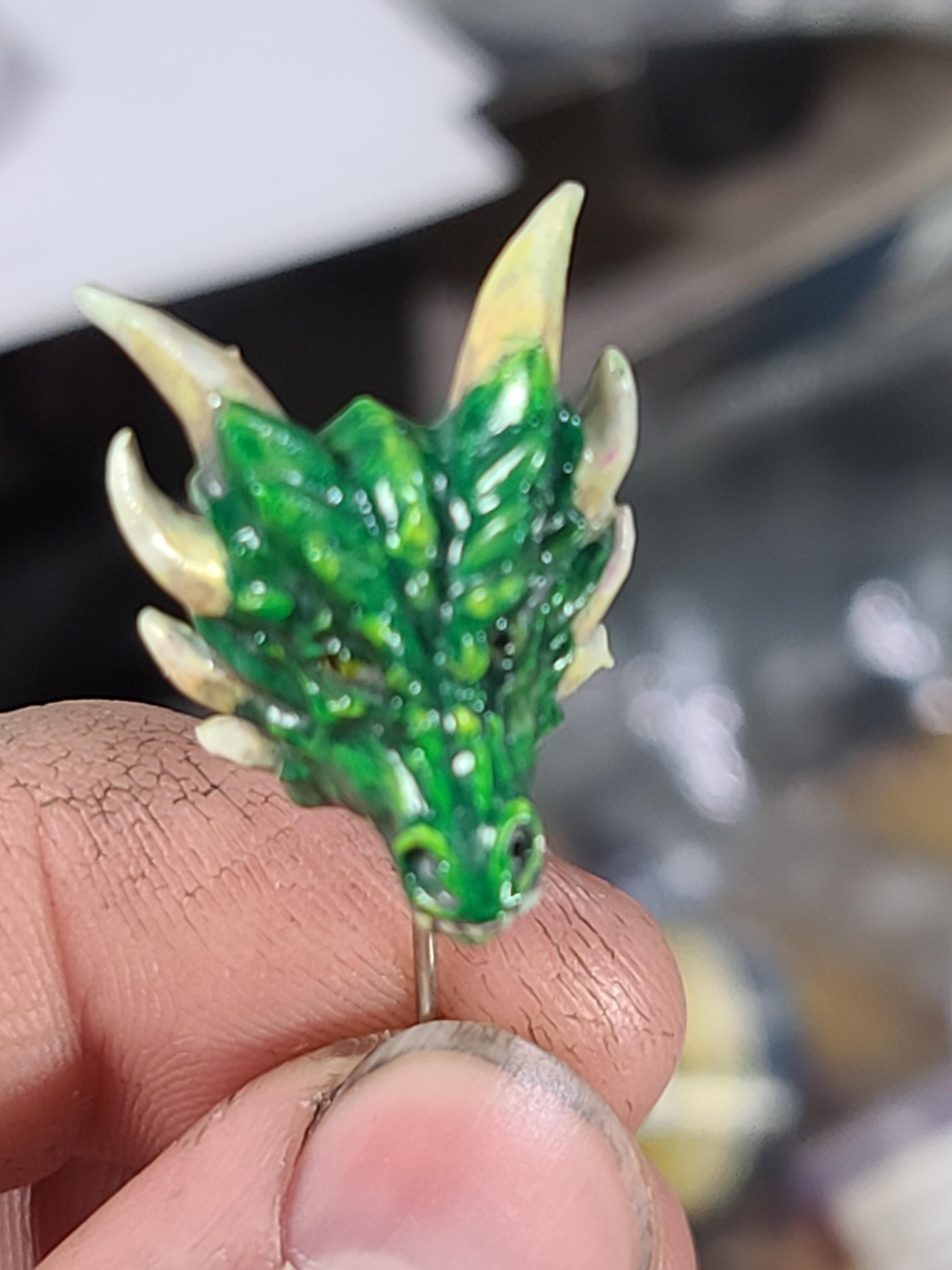 Bust, Dragon, Fails, Pin Tool, Reaper, Varnish