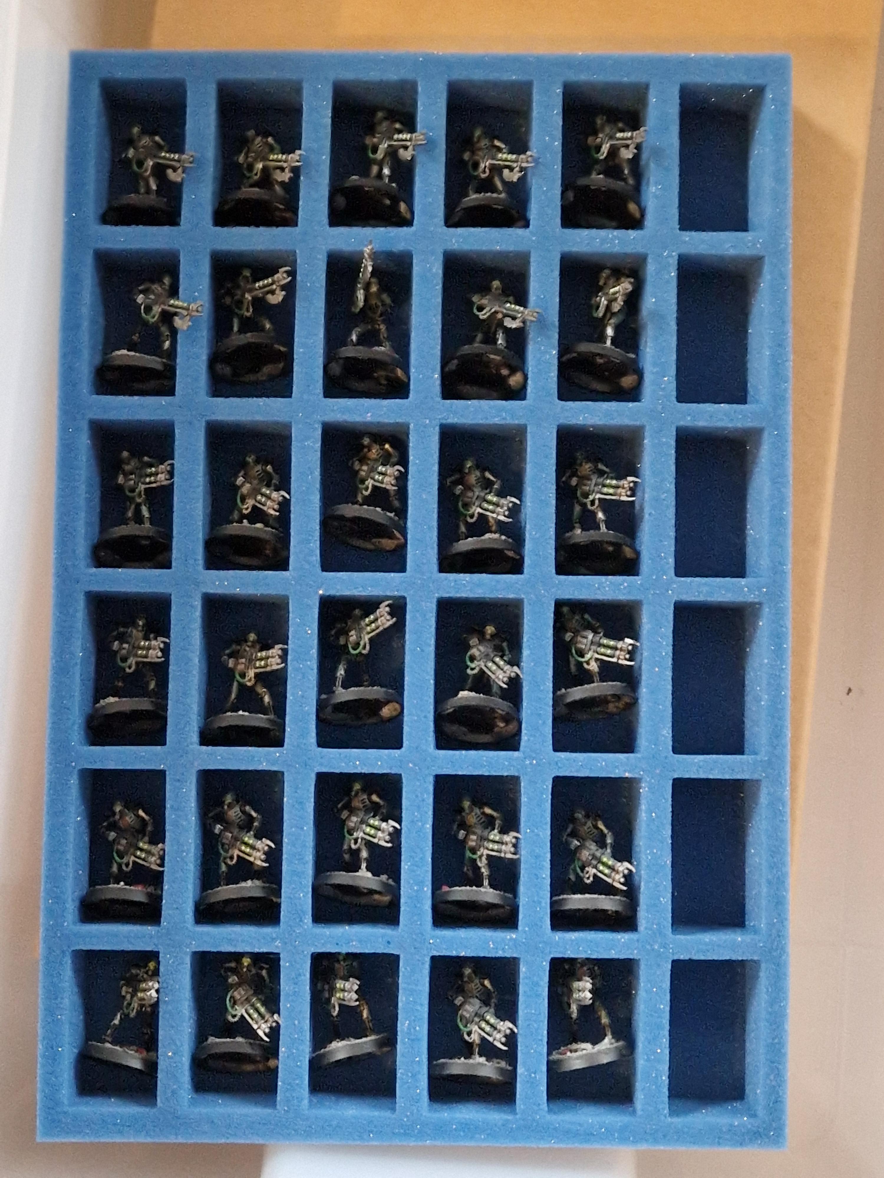 A tray of warriors