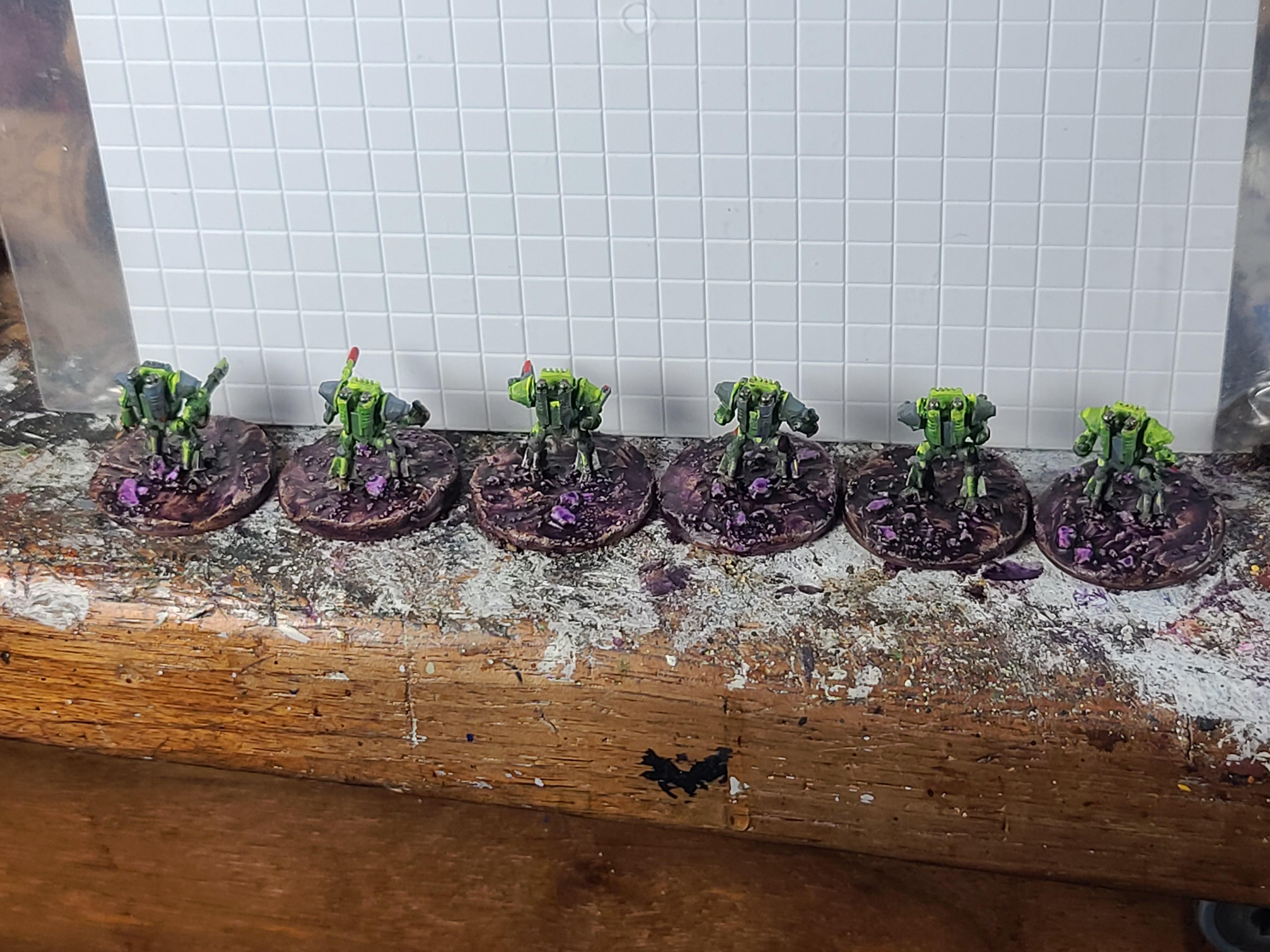 8mm, Contemptor, Dreadnaut, Salamanders, Space Marines, Vanguard Miniatures