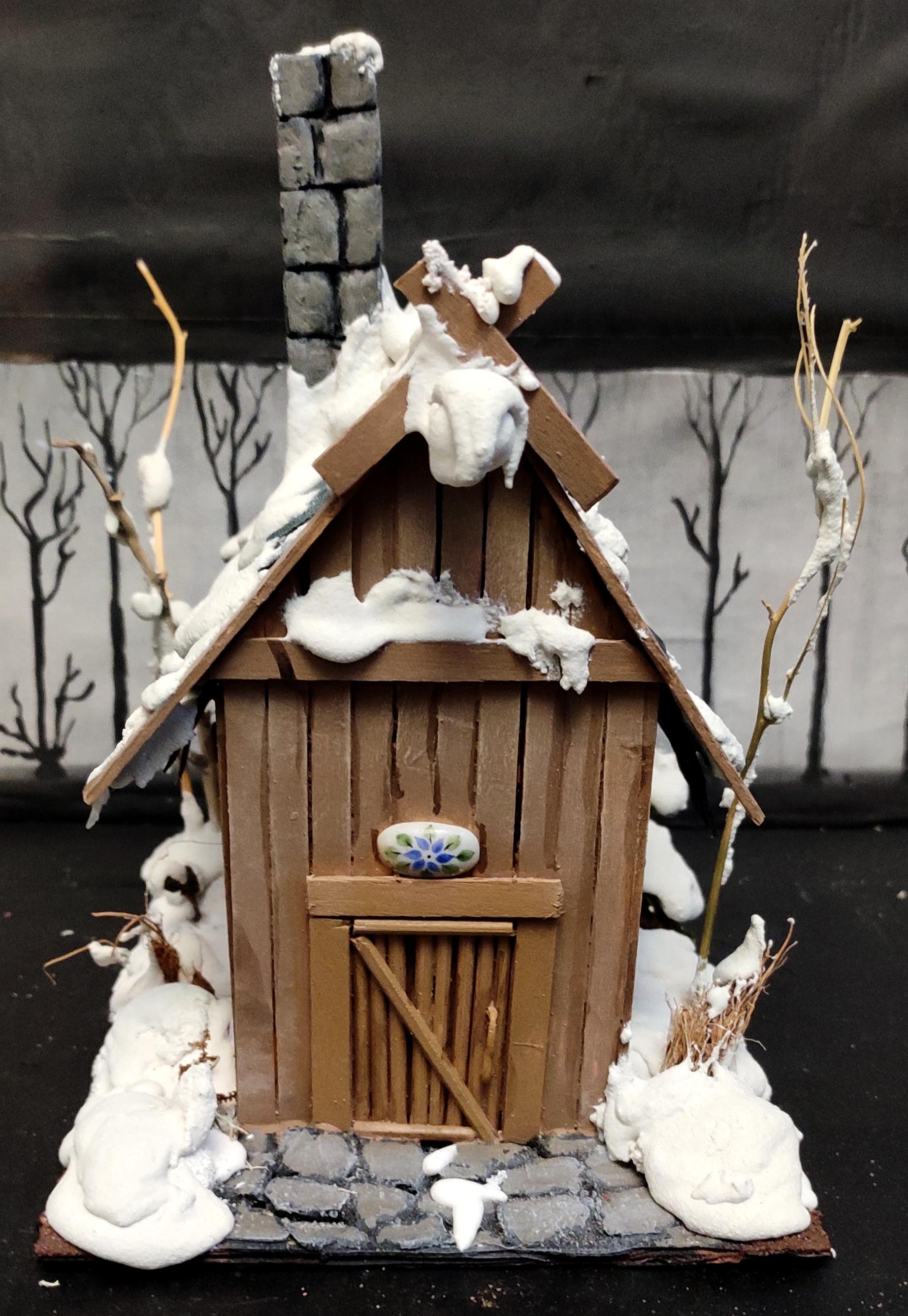 Buildings, Christmas Decoration, Christmas Ornaments, Do-it-yourself, Gift, House, New Year, Scratch Build, Snow, Terrain, Wooden