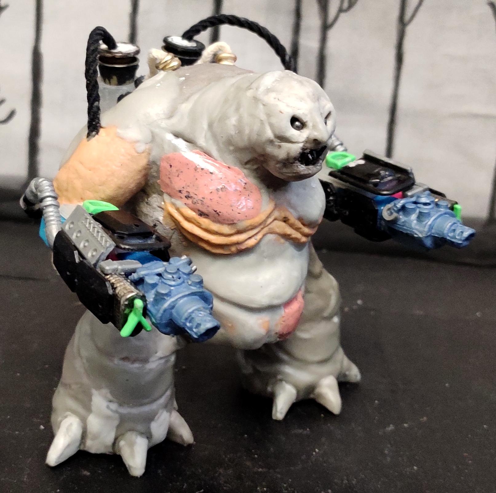 Daemons, Do-it-yourself, Doom, Flamer, Gift, Mancubus, New Year, Putty, Scratch Build, Sculpting, Tehnolog, Work In Progress