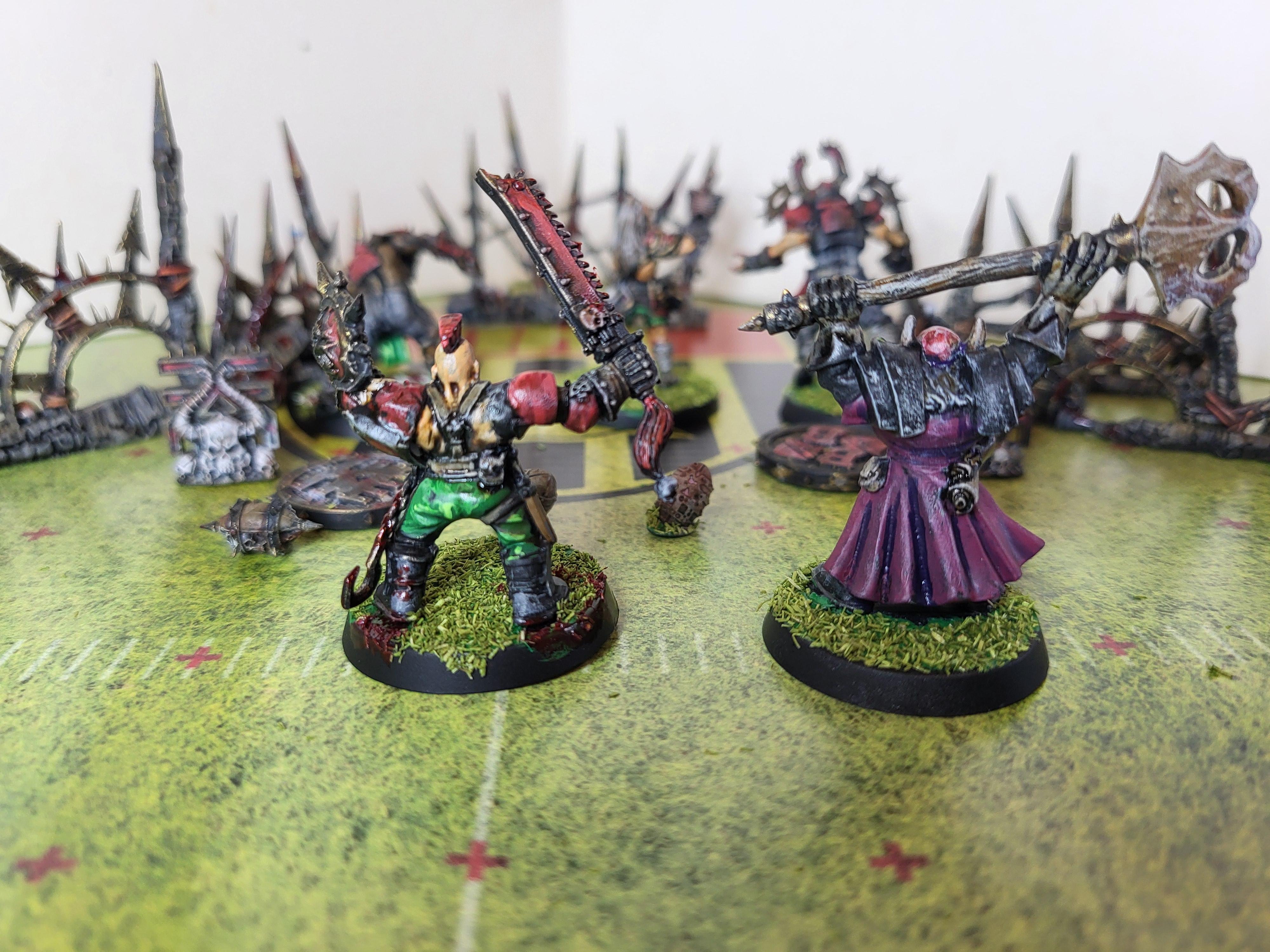 Blood Bowl, Chaos, Chosen, Khorne, Kitbash, Oldhammer