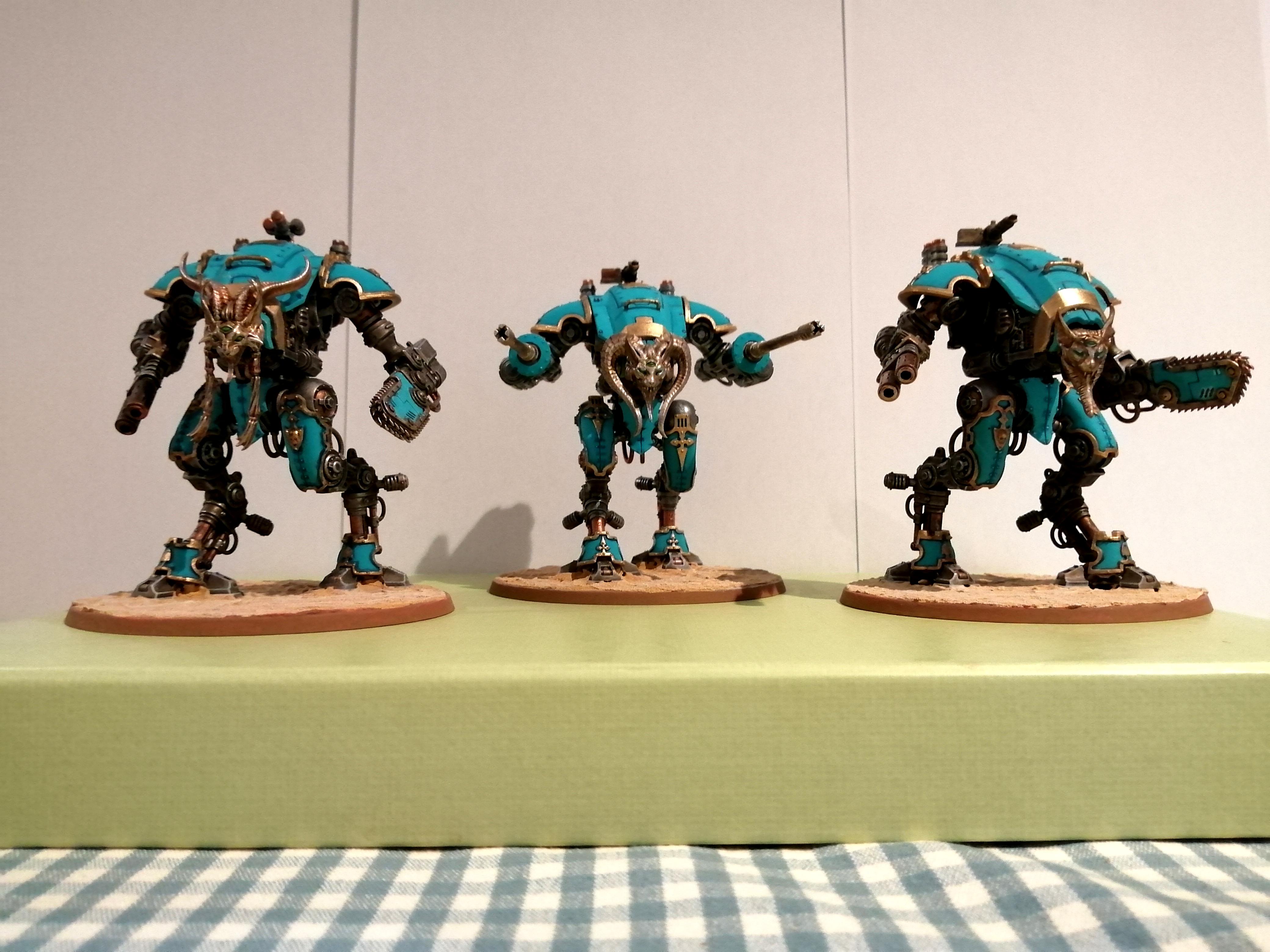 Armiger, Helverin, Knights, Sphiranx, Warglaive, Warhammer 40,000