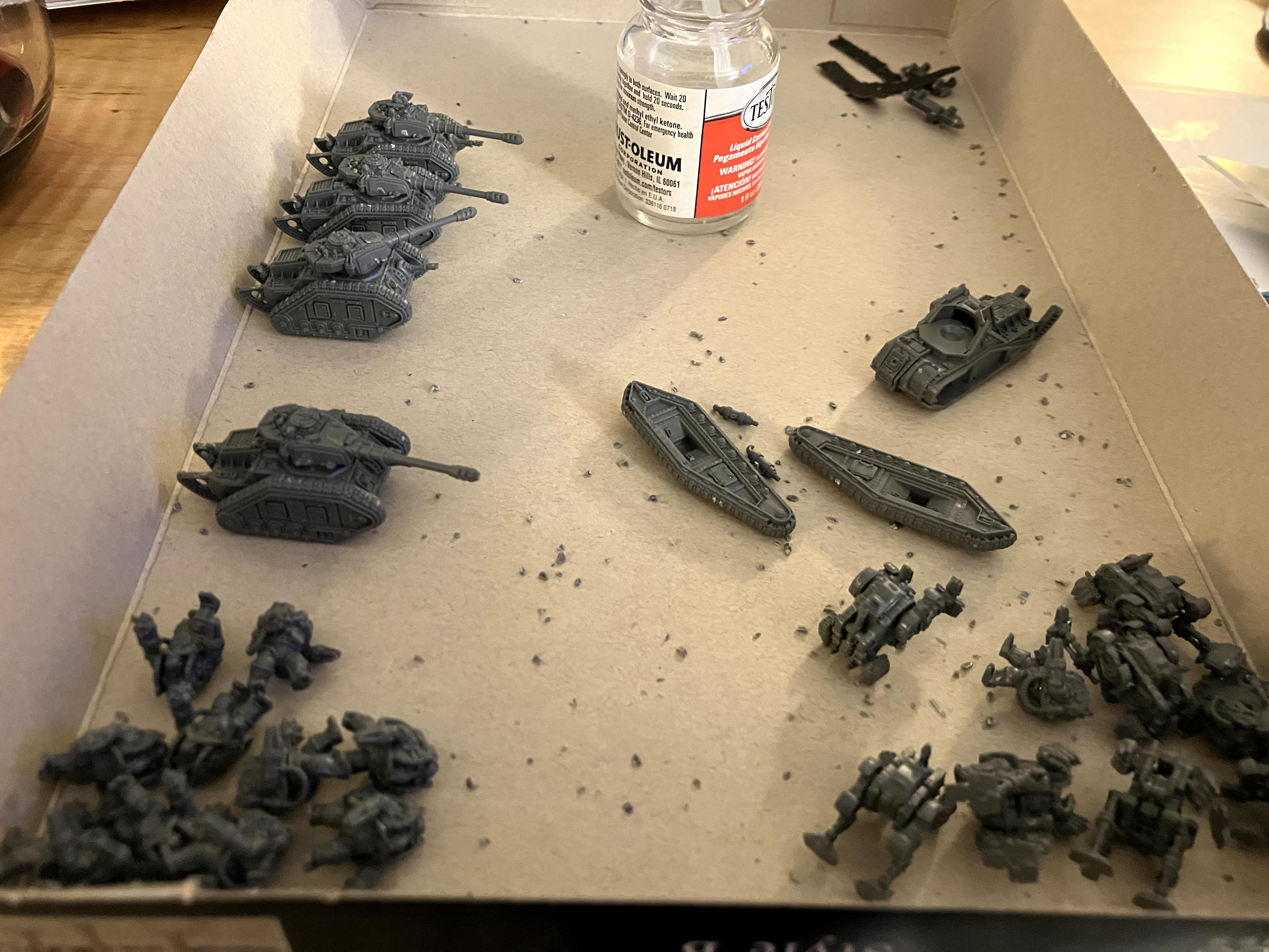 Horus Heresy, Legions Imperalis, Painting, Solar Auxilia, Thousand Sons, Work In Progress