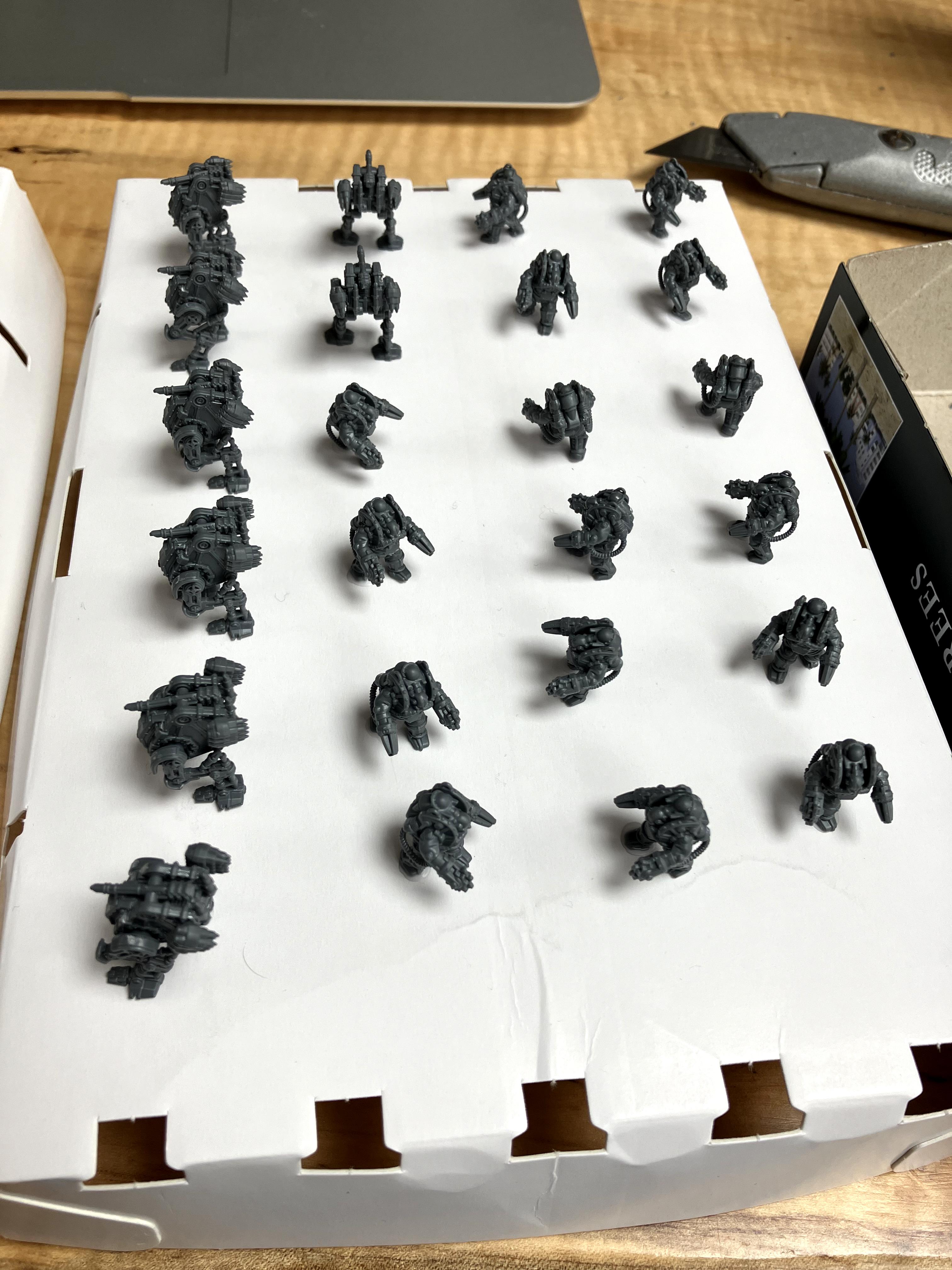 Horus Heresy, Legions Imperalis, Painting, Solar Auxilia, Thousand Sons, Work In Progress