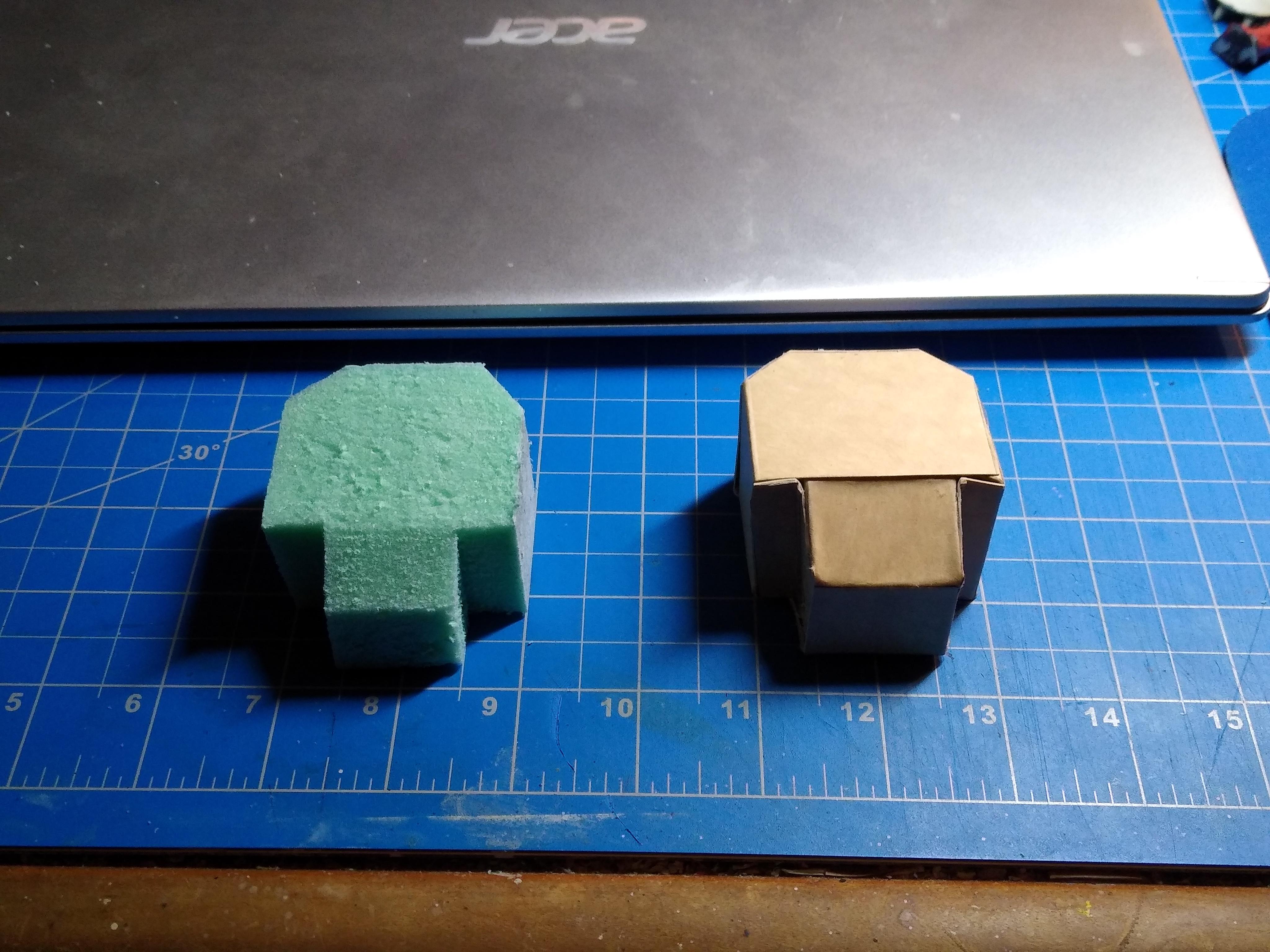 foam and card