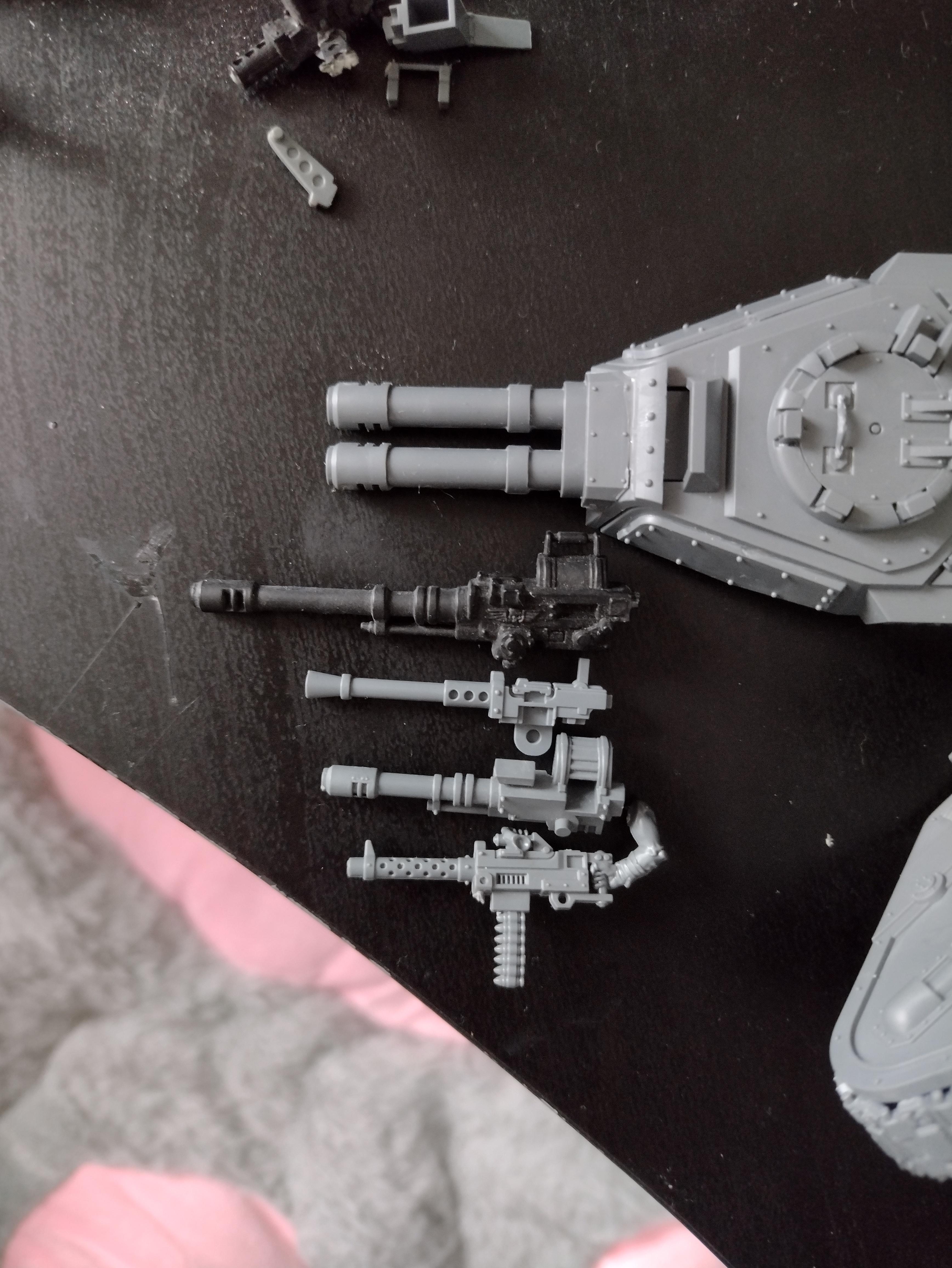 Autocannon and heavy stubber size comparison