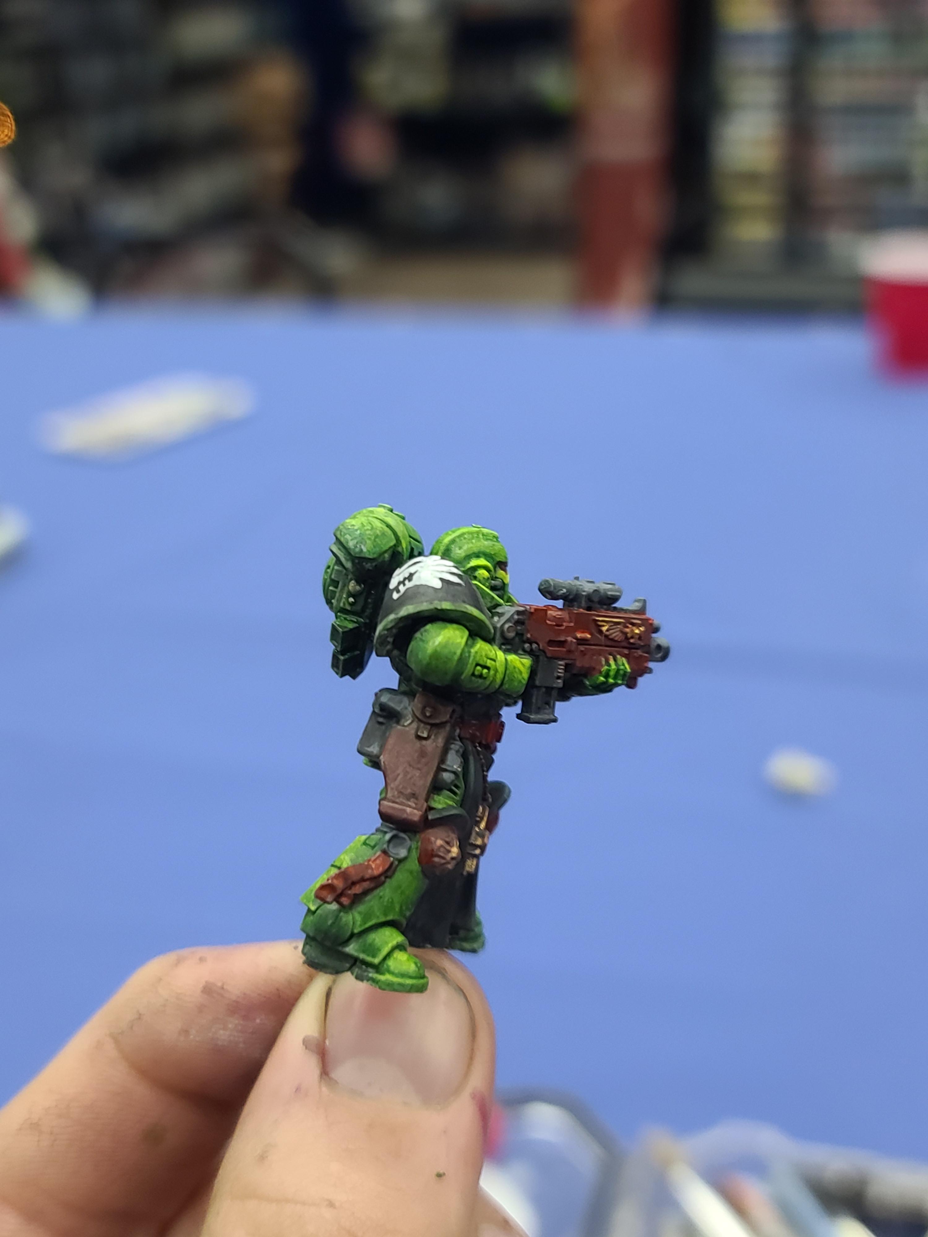 28mm, Games Workshop, Model Of The Month, Salamanders, Space Marines, Warhammer 40,000