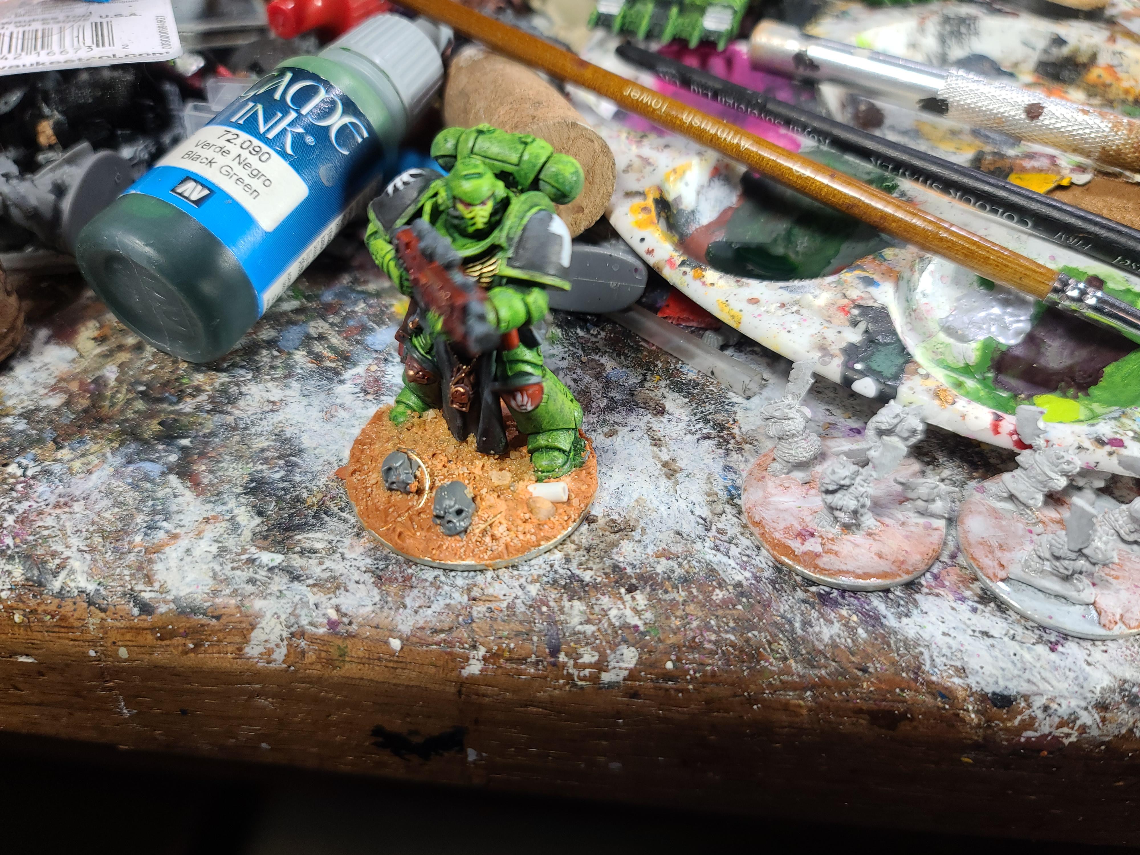 28mm, Games Workshop, Model Of The Month, Salamanders, Space Marines, Warhammer 40,000