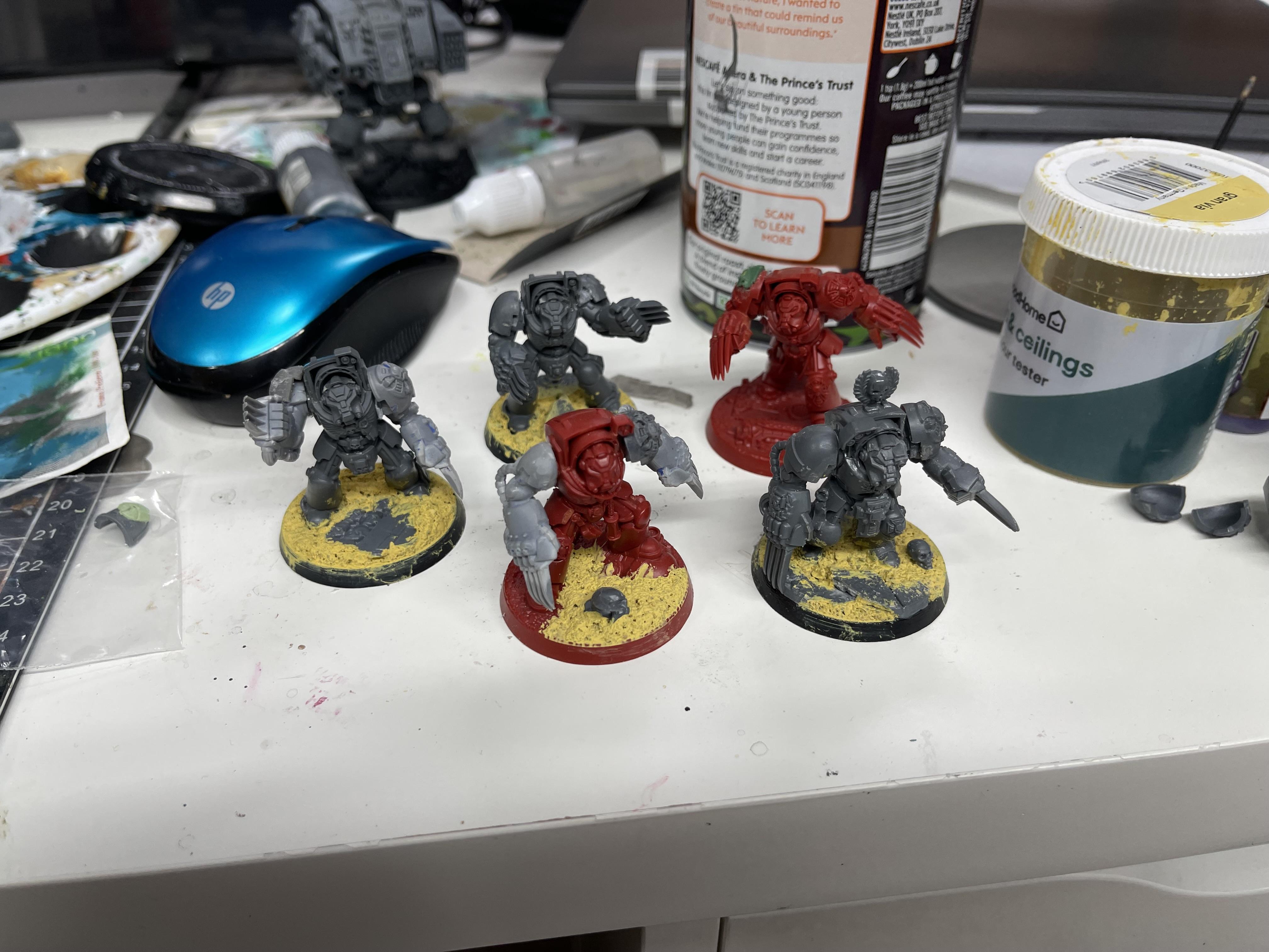 Space Marines, Terminator Armor, Void Panthers, Warhammer 40,000, Warhammer Fantasy, Work In Progress