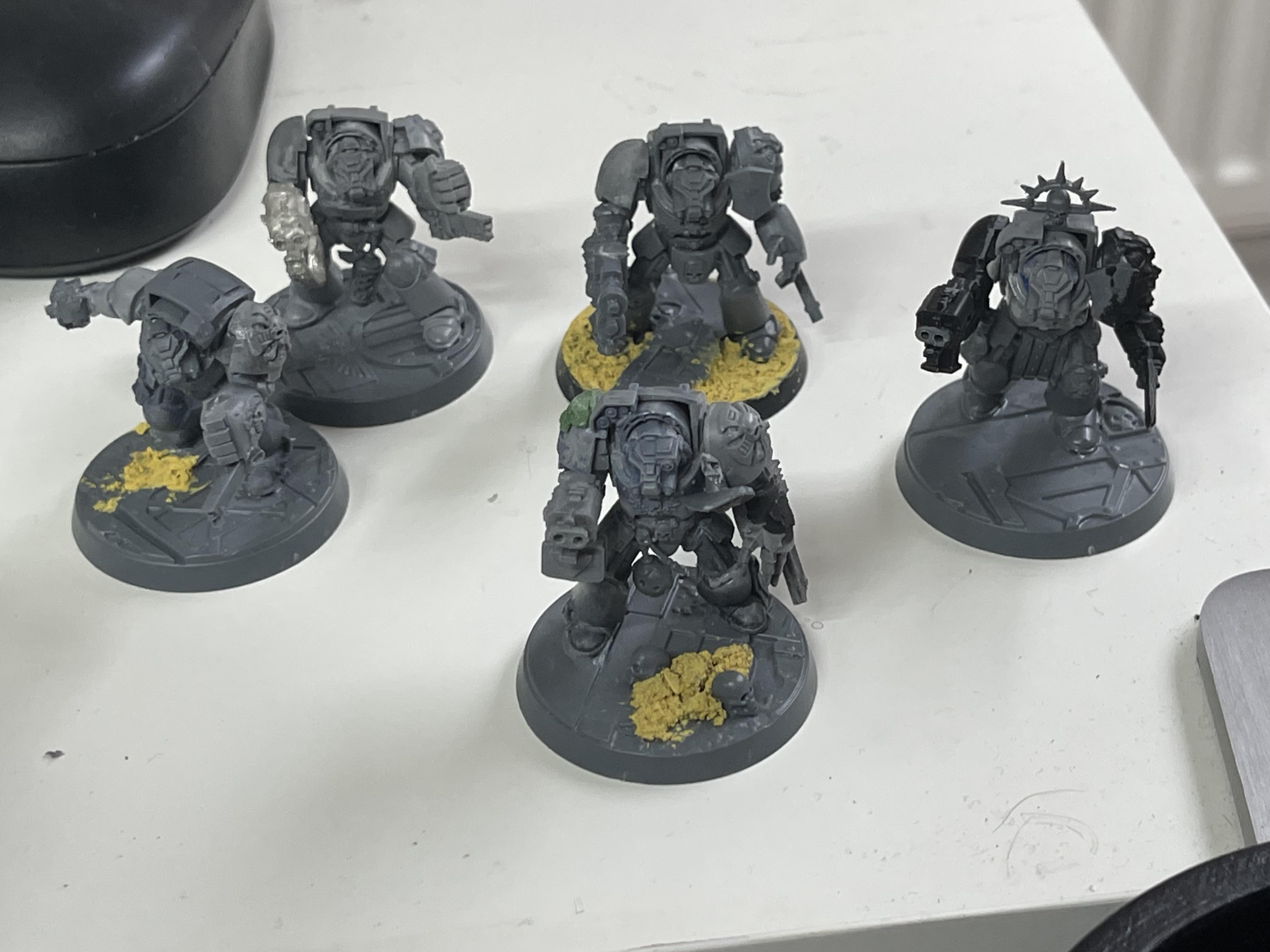Space Marines, Terminator Armor, Void Panthers, Warhammer 40,000, Warhammer Fantasy, Work In Progress