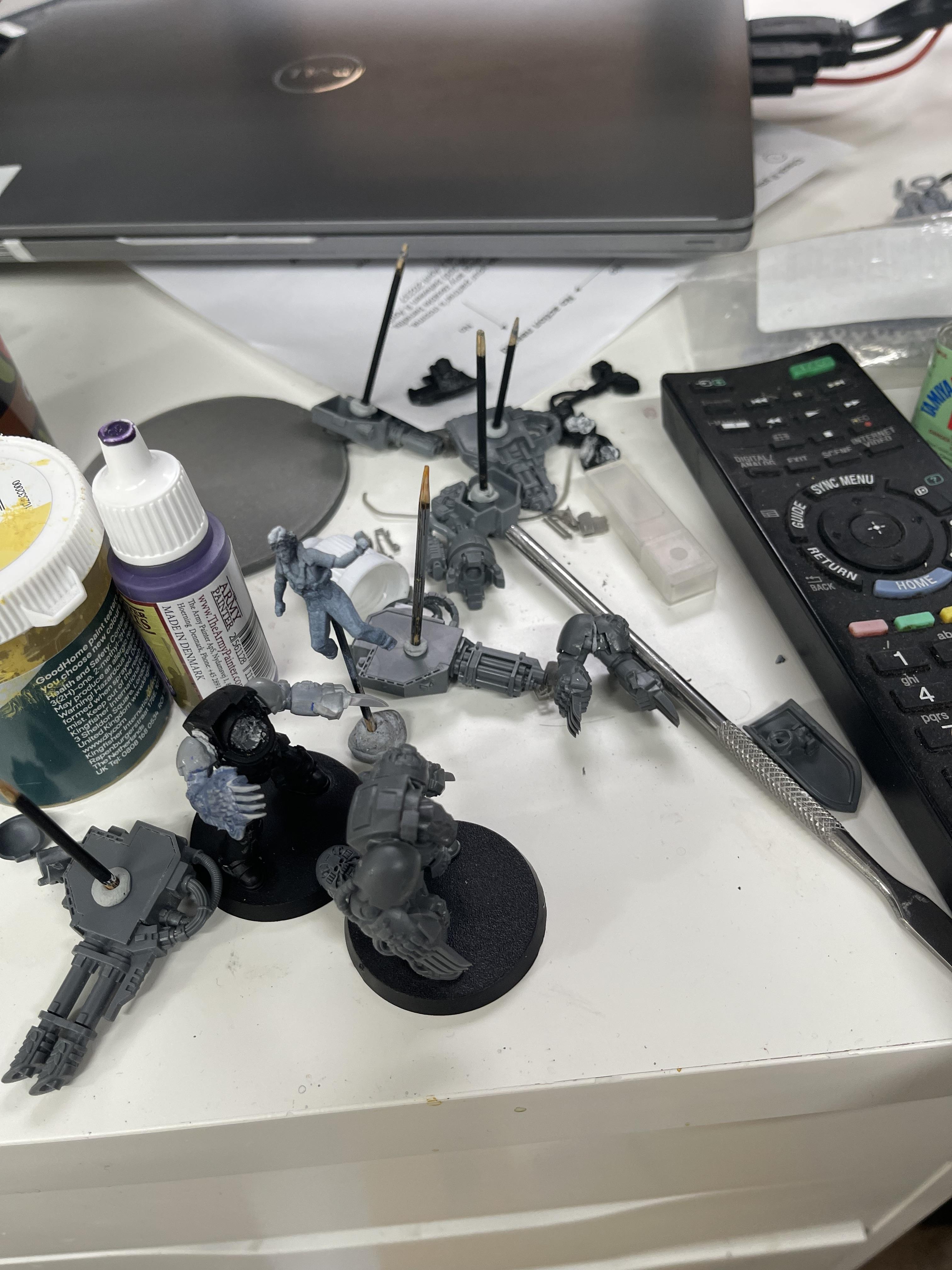 Space Marines, Terminator Armor, Void Panthers, Warhammer 40,000, Warhammer Fantasy, Work In Progress