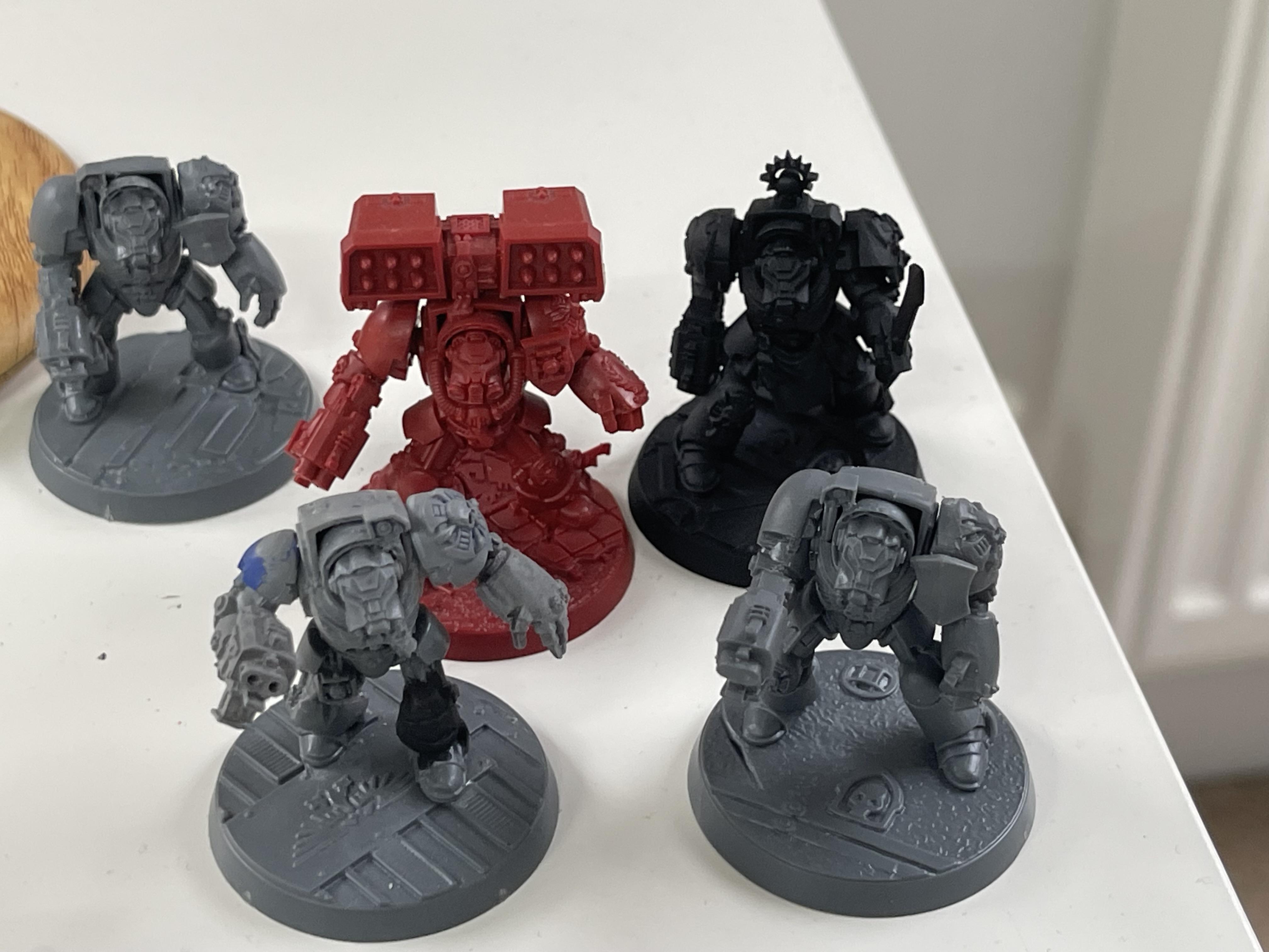 Space Marines, Terminator Armor, Void Panthers, Warhammer 40,000, Warhammer Fantasy, Work In Progress