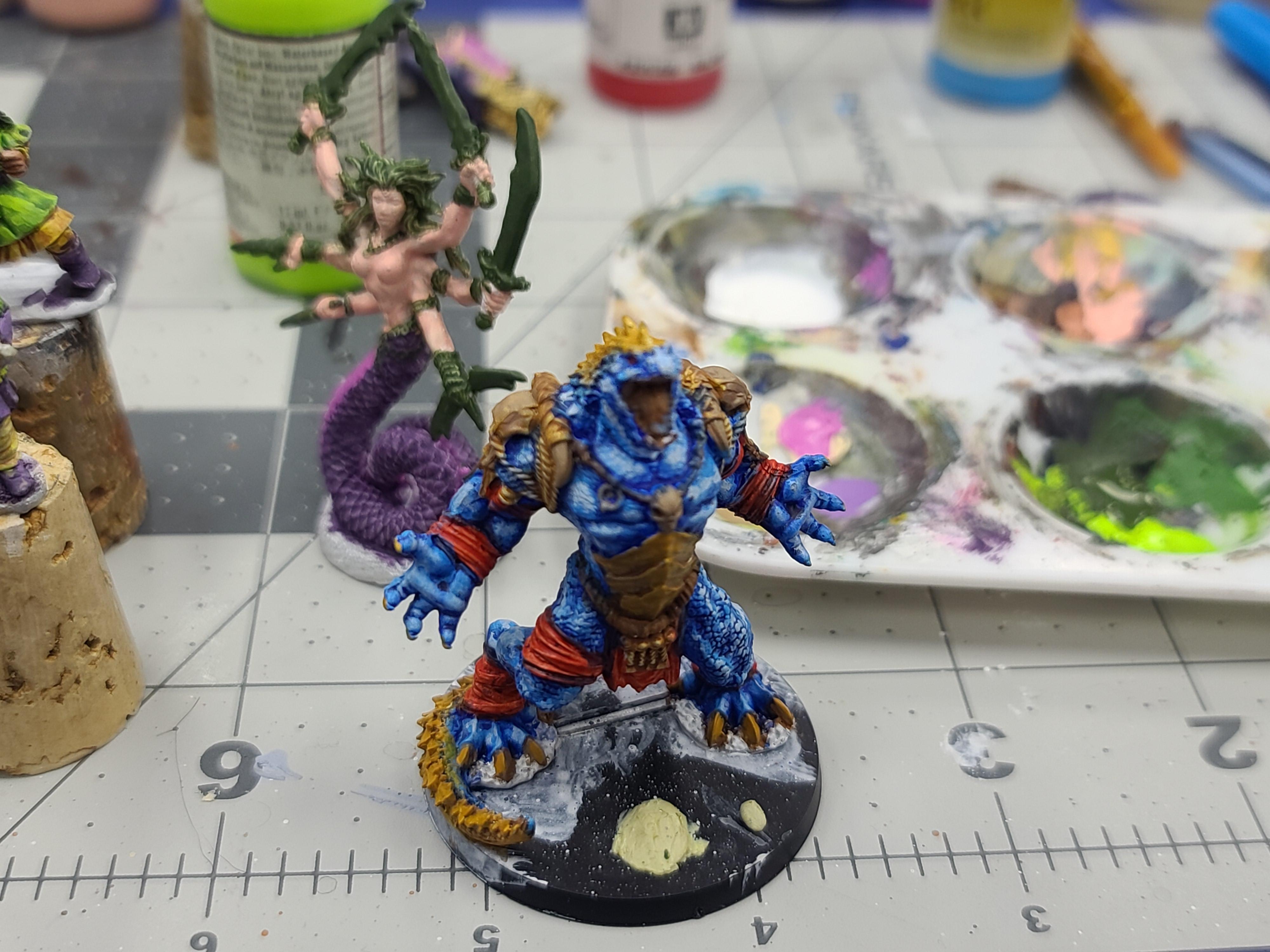 Bones, Bones Usa, Fantasy Football, Greebo Games, Kroxigor, Lizardmen, Reaper, Snake Demon