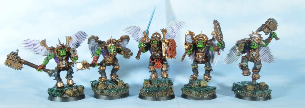 Angel, Conversion, Orks, Stormboyz, Winged