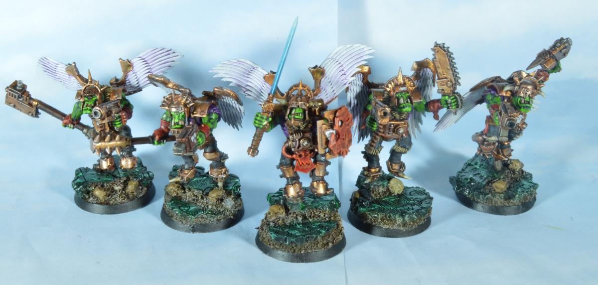 Angel, Conversion, Orks, Stormboyz, Winged