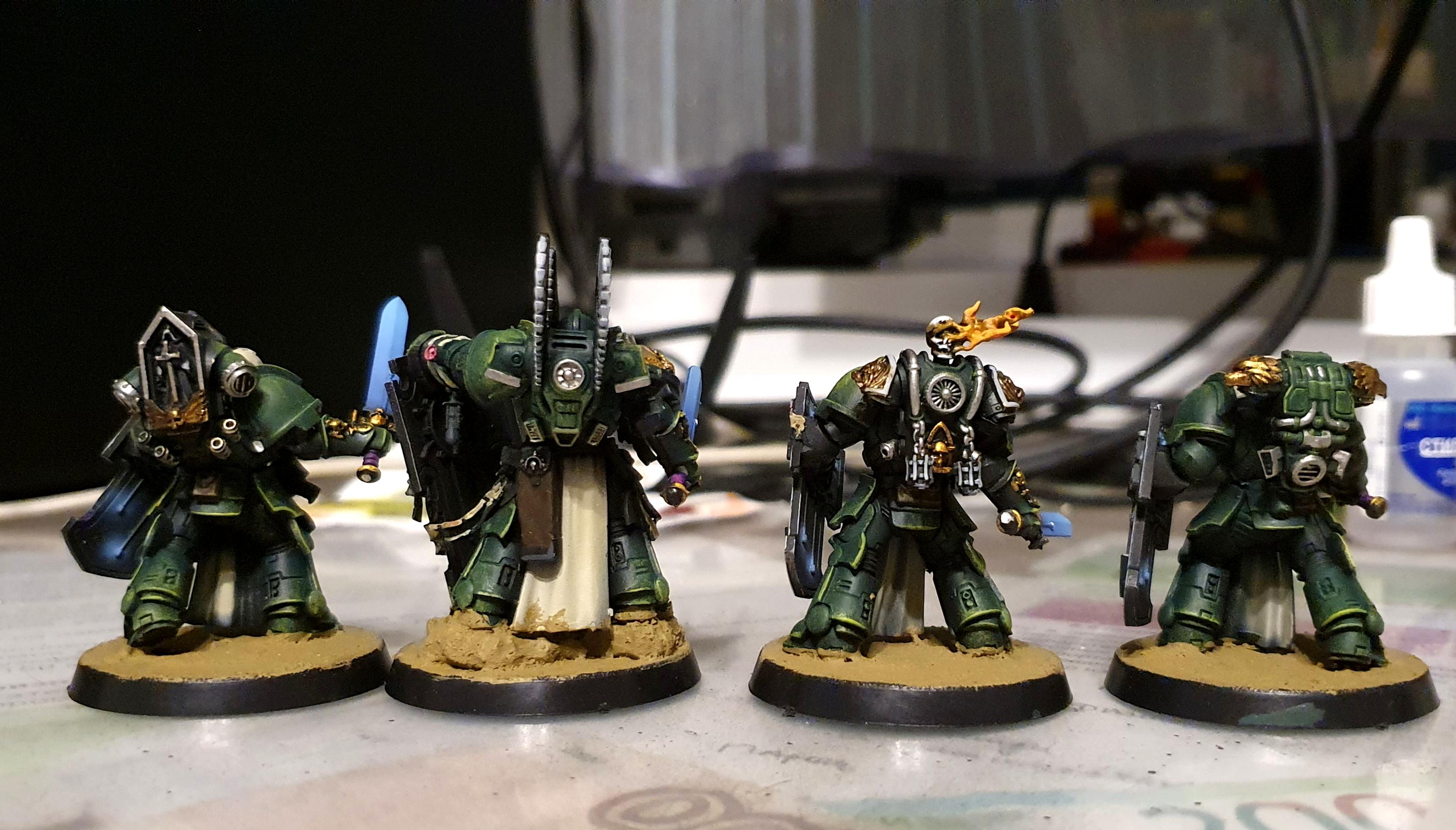 Bladeguard Veterans, Dark Angels, Kitbash