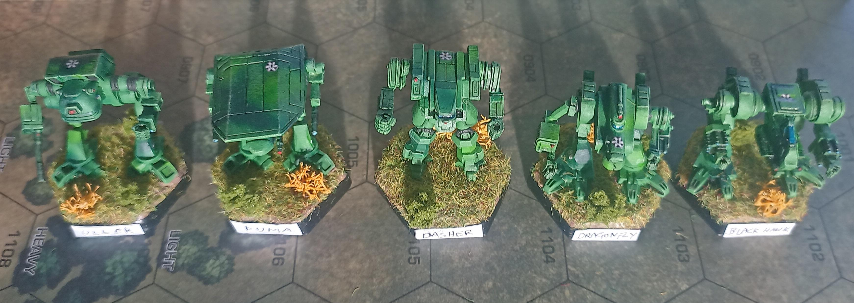 Battletech Clan Ghost Bear Light Star
