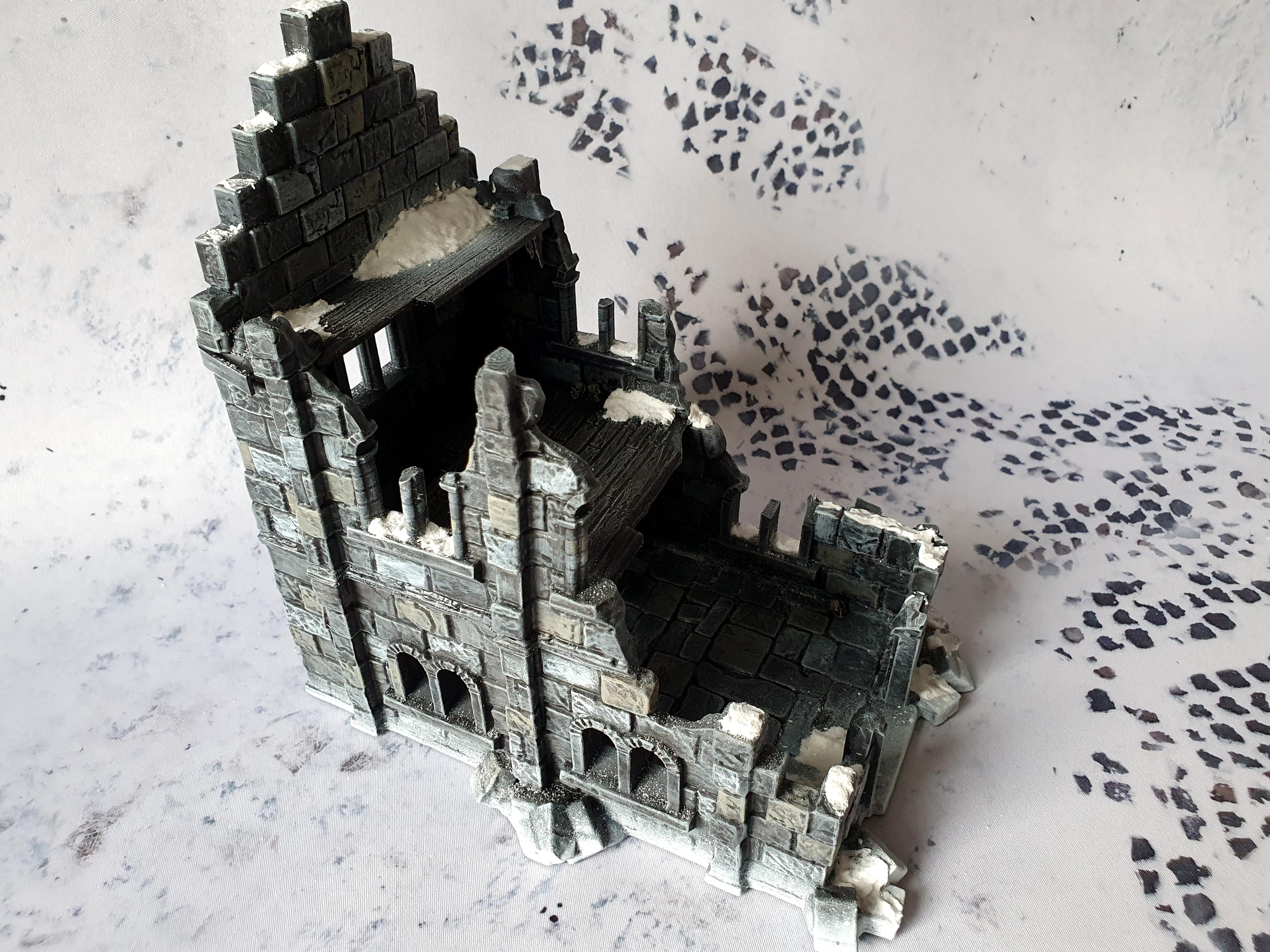 Arkenfel, City Of Arkenfel, Dark Realms, Digital Files By Dark Realms, Winter Terrain