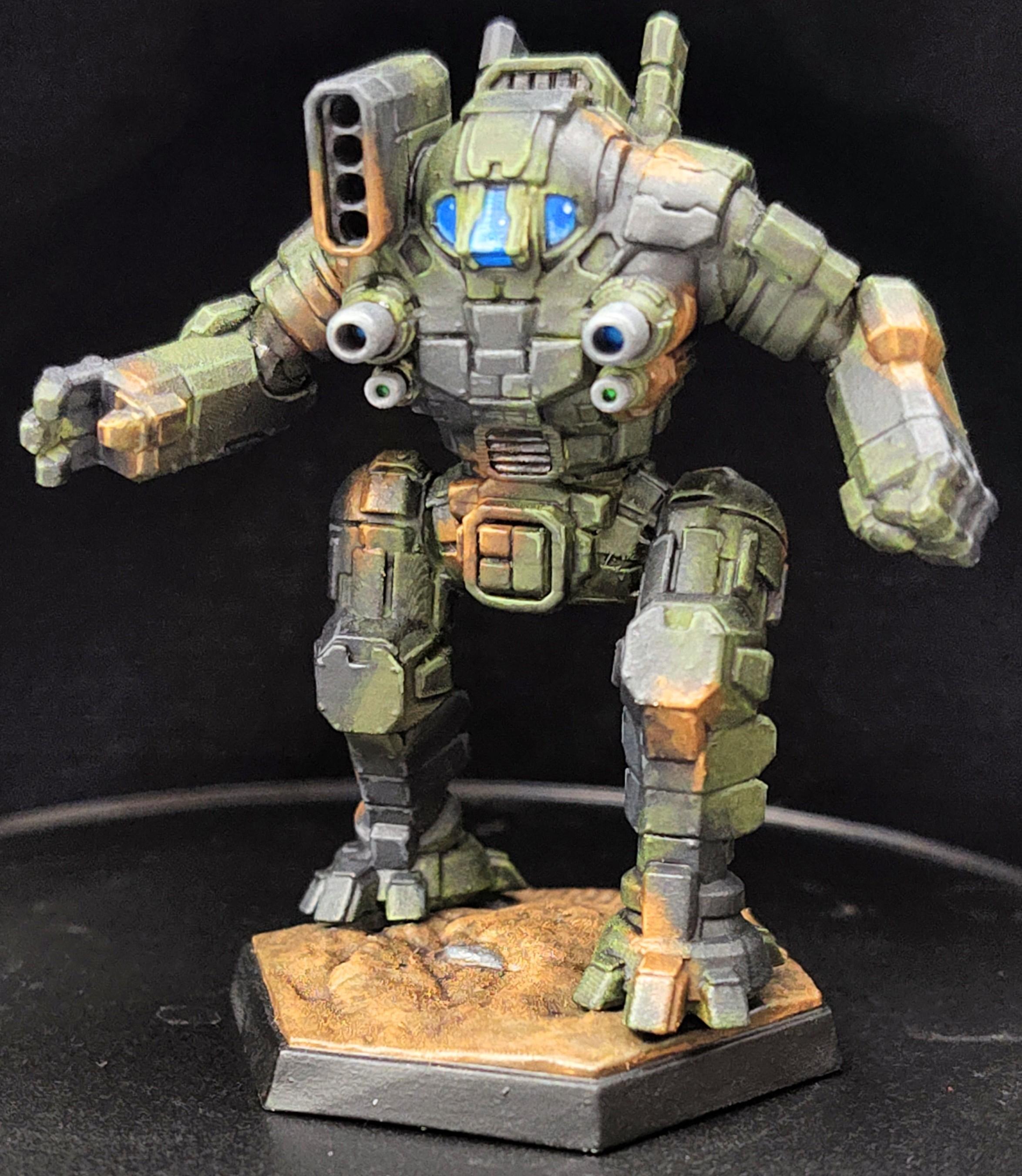 3-color Nato, 3d Printed, Battletech, Mech, Mechwarrior, Ostroc