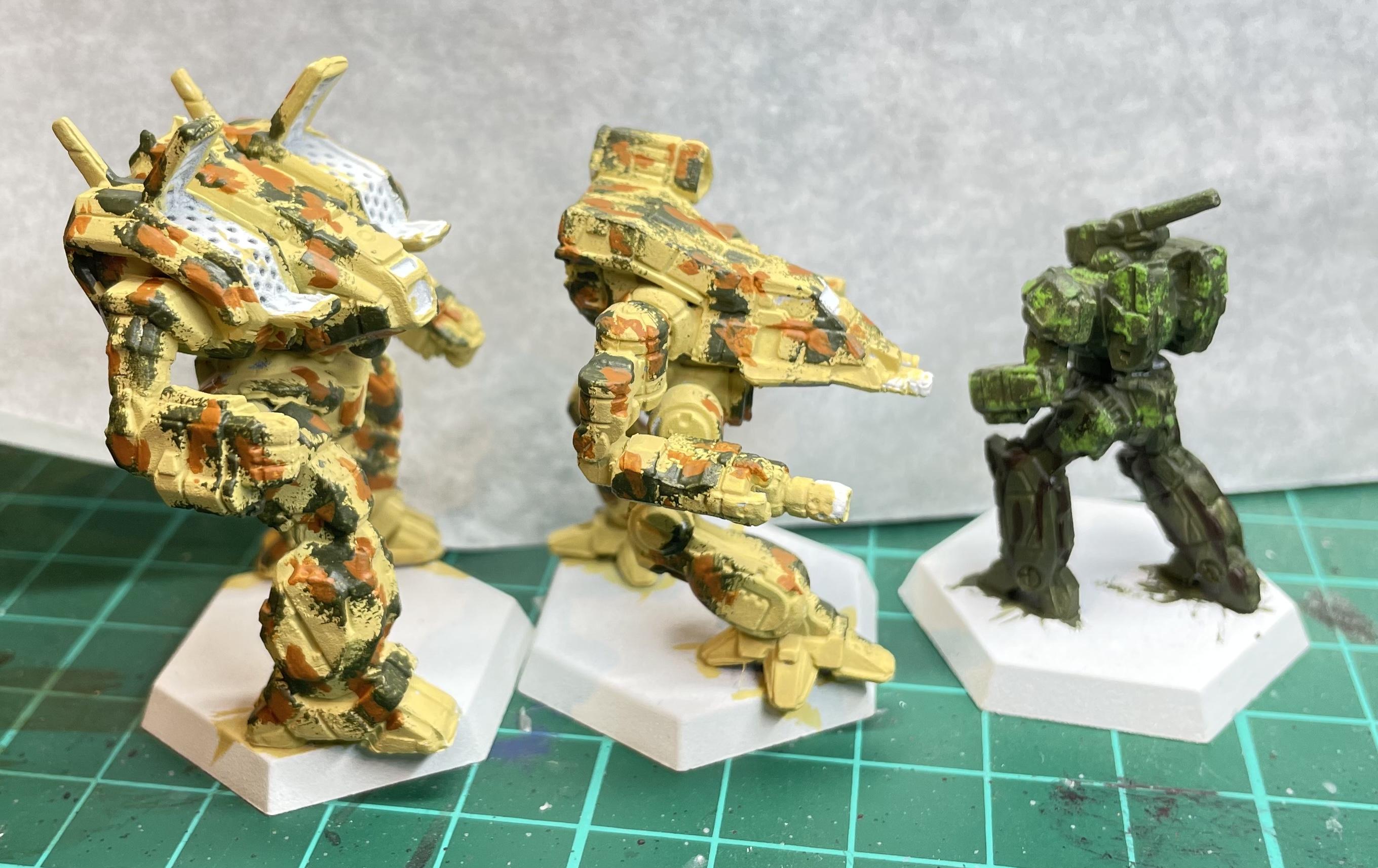 Archers, Battletech, Bushwacker, Catapult, Kintaro