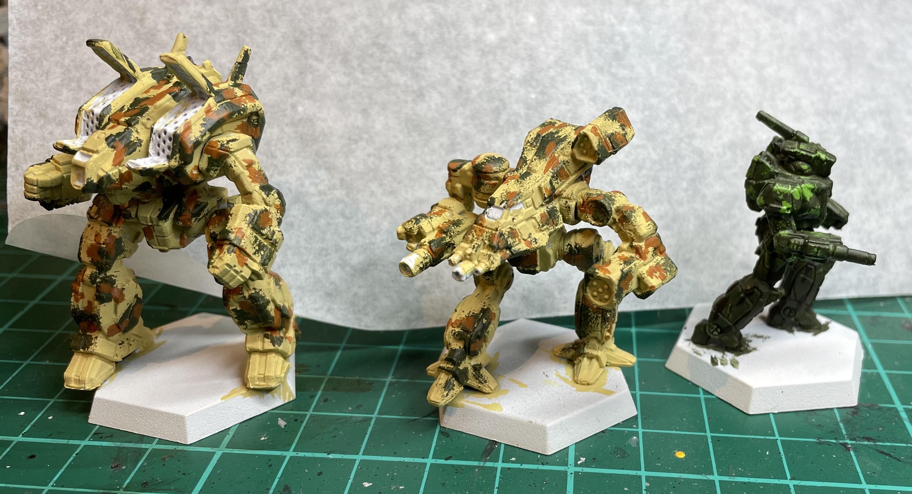 Archers, Battletech, Bushwacker, Catapult, Kintaro