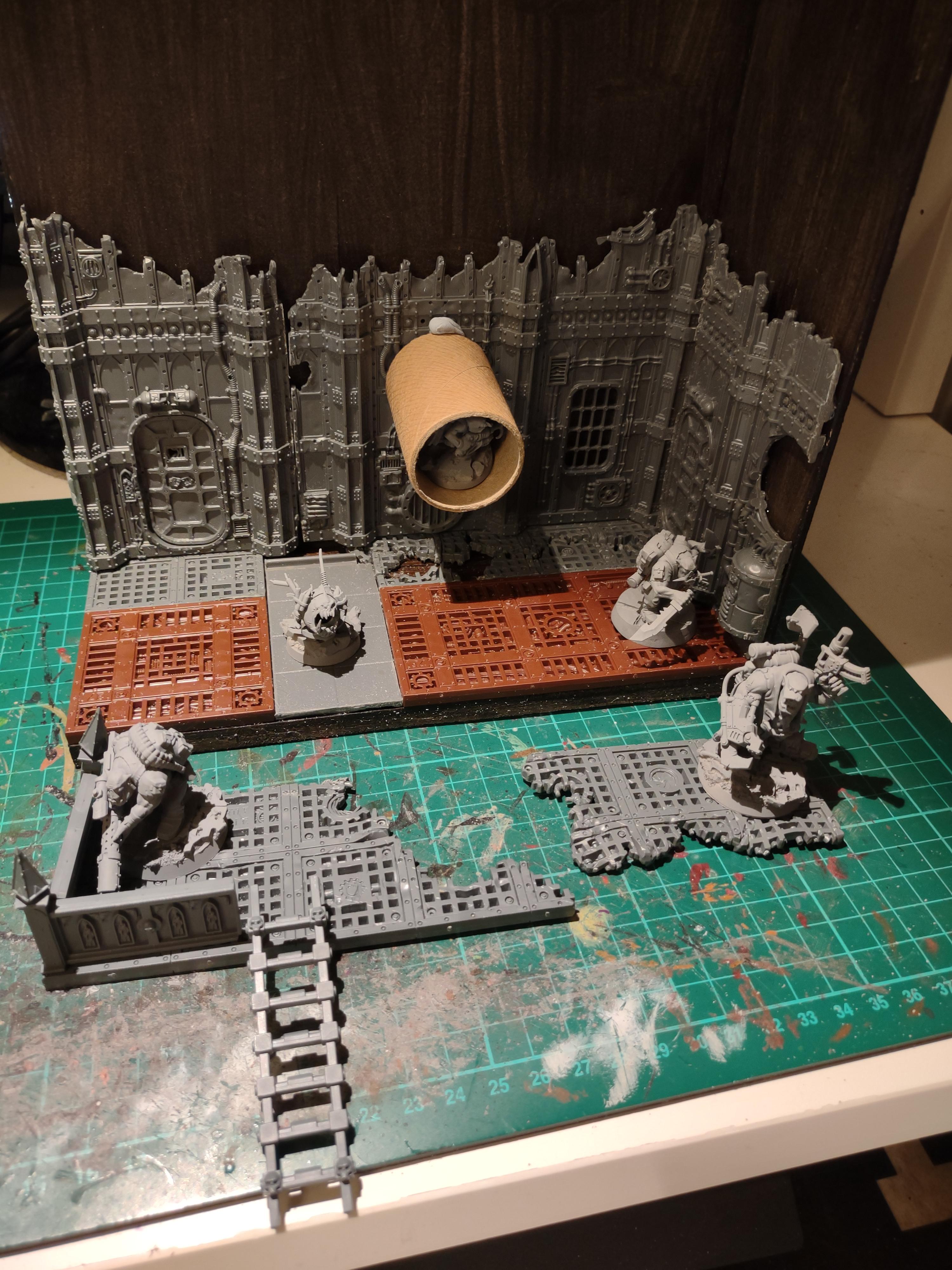 Diorama, Display Board, Kill Team, Ork Kommando