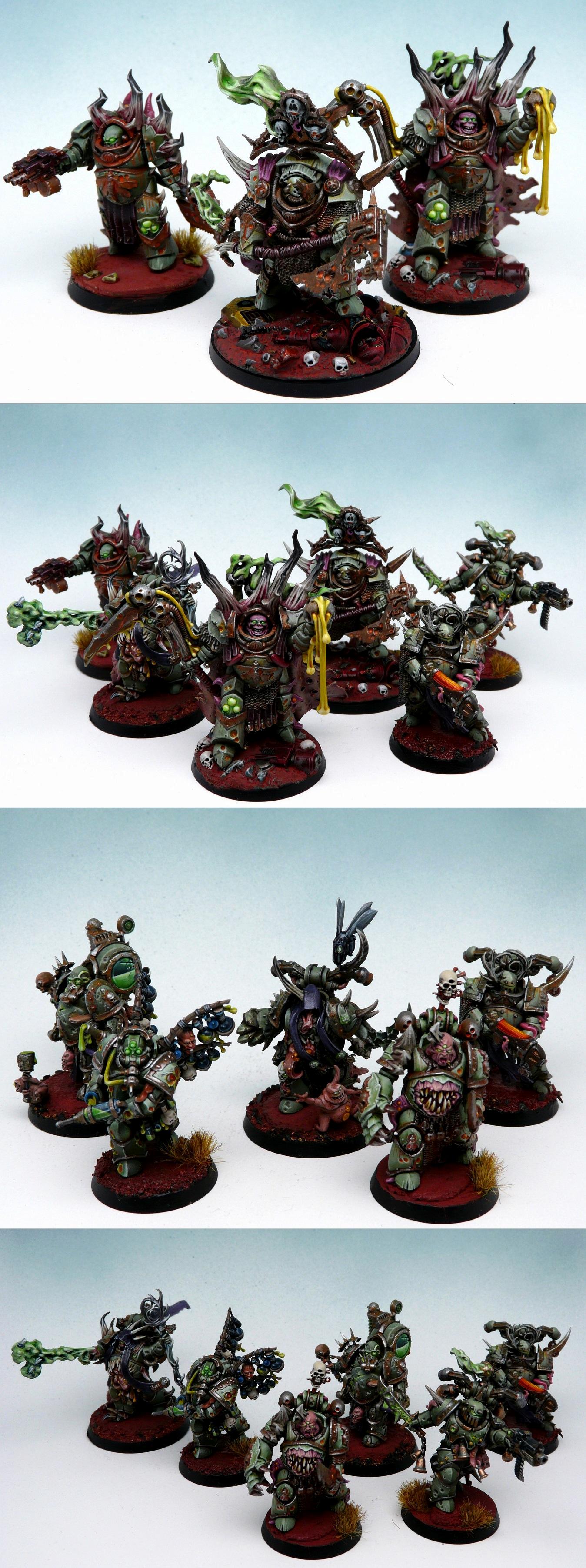 Chaos Space Marines, Death Guard, Hereticus Astartes, Nurgle, Plague Marines, Teminators