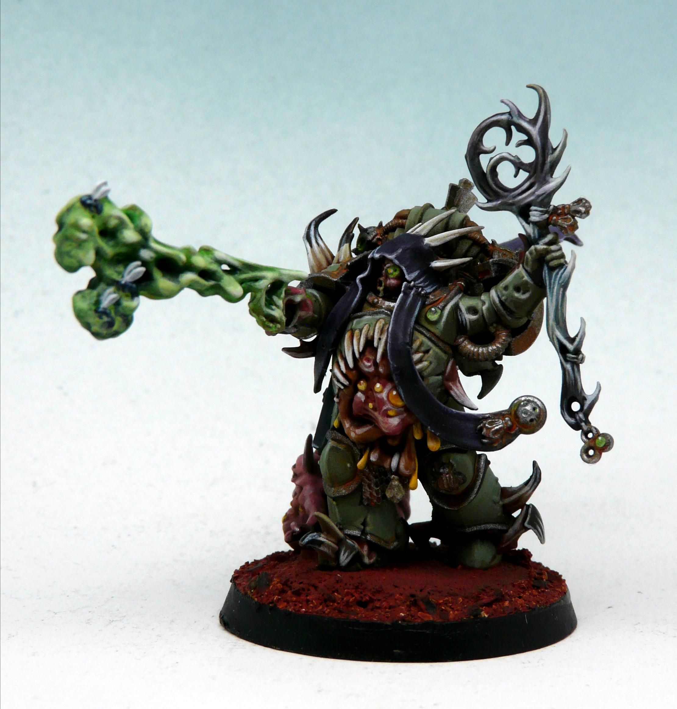 Chaos Space Marines, Death Guard, Hereticus Astartes, Nurgle, Plagcaster, Plague Marines