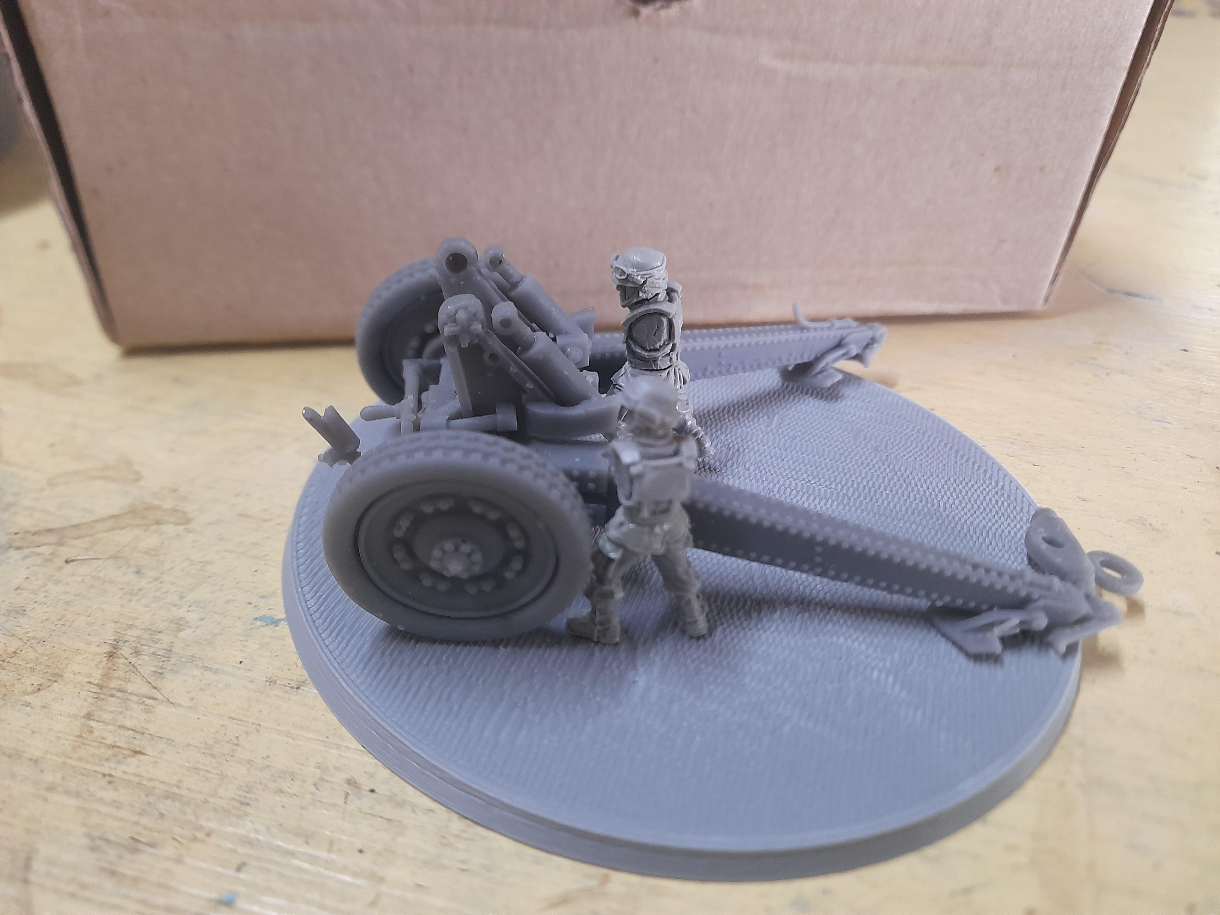 Field Gun, Gargoyle Designs, Howitzer, Victoria Miniatures