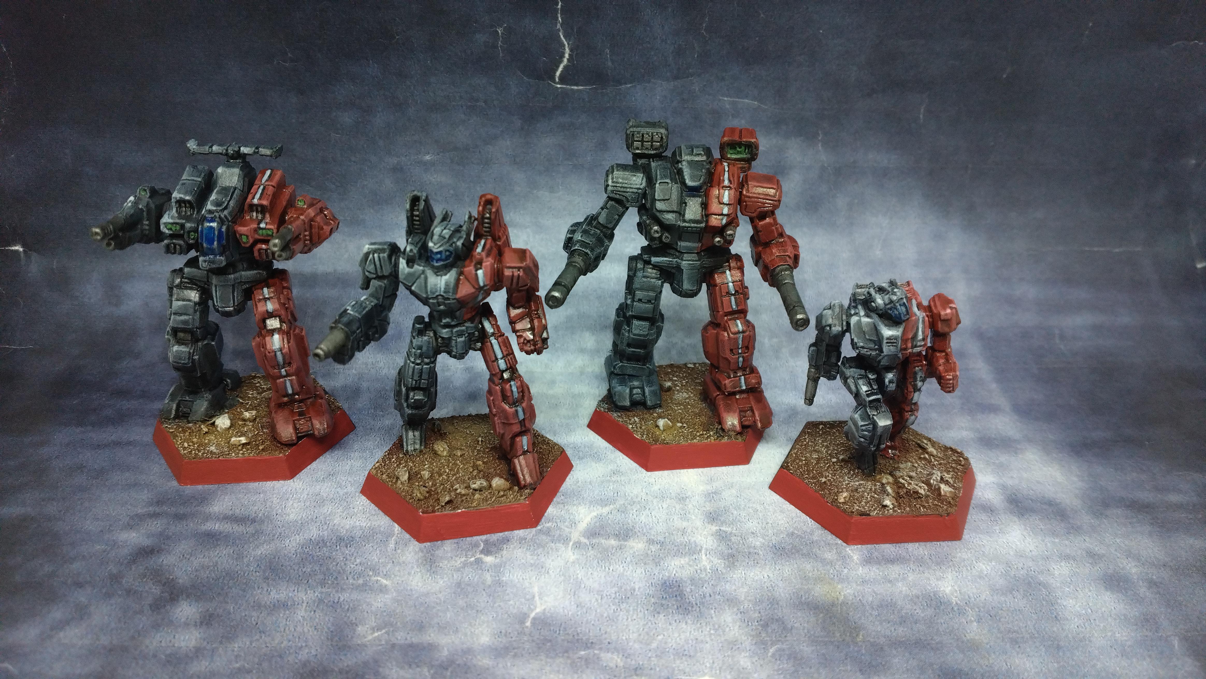 Battletech, Catalyst, January 202e, Mech, Phoenix Hawk, Rifleman, Stinger, Warhammer Fantasy