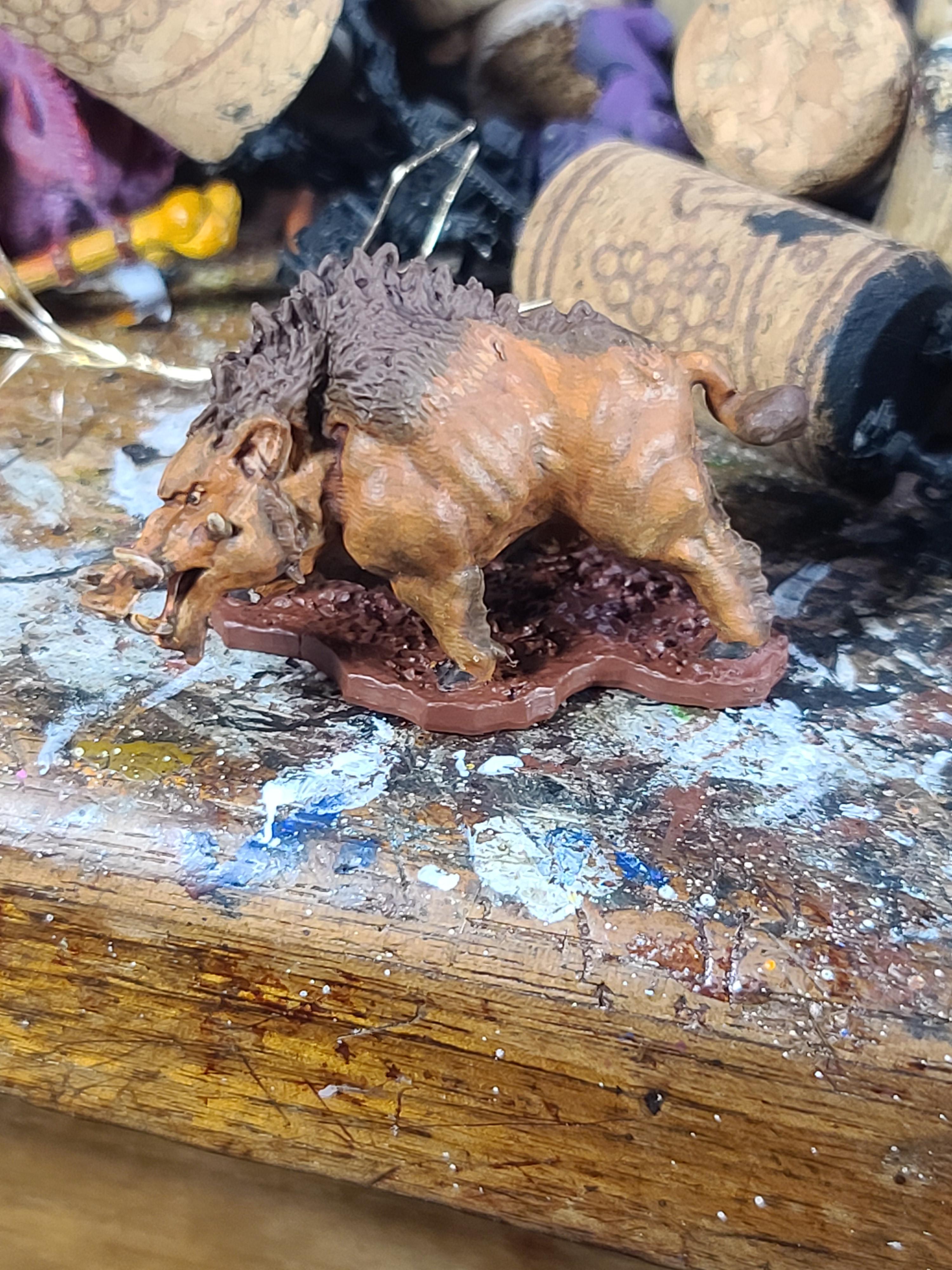 Boar, Bones Usa, Pig, Reaper Miniatures