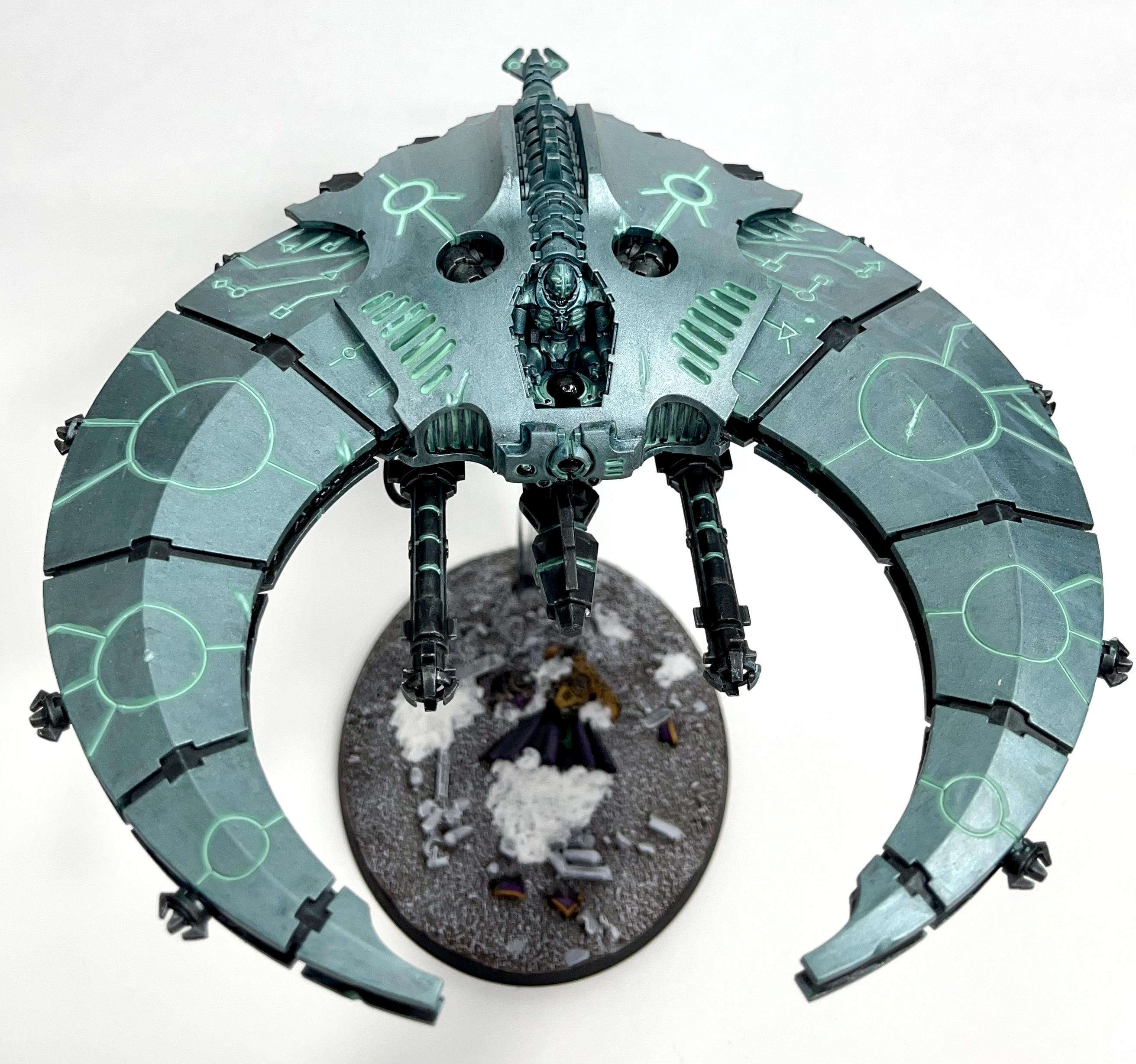 Doom Croissant, Doom Scythe, Flyer, Necrons, Warhammer 40,000